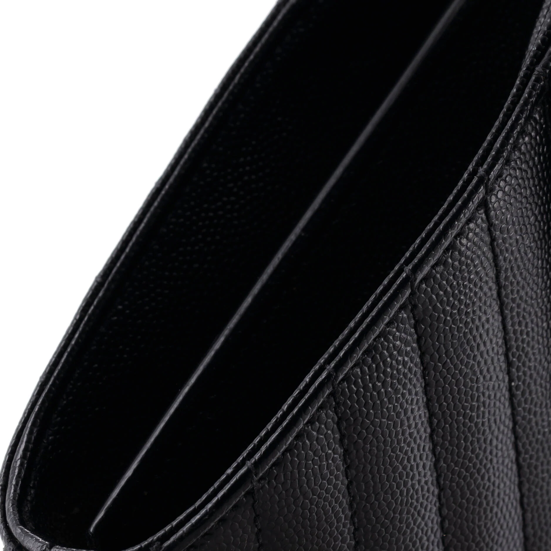 Classic Monogram Wallet on Chain Matelasse Chevron Leather Medium - Image 6