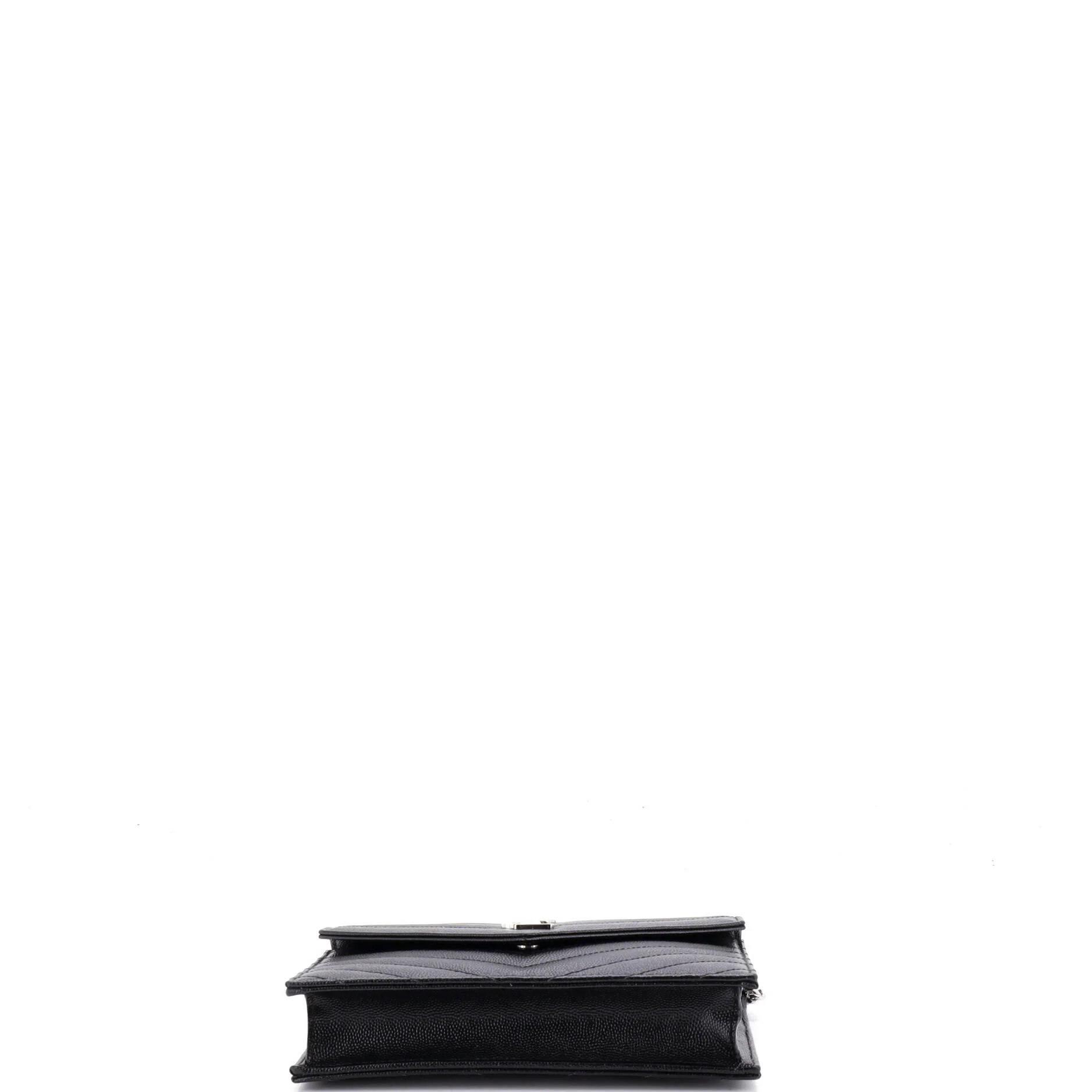 Classic Monogram Wallet on Chain Matelasse Chevron Leather Small - Image 4
