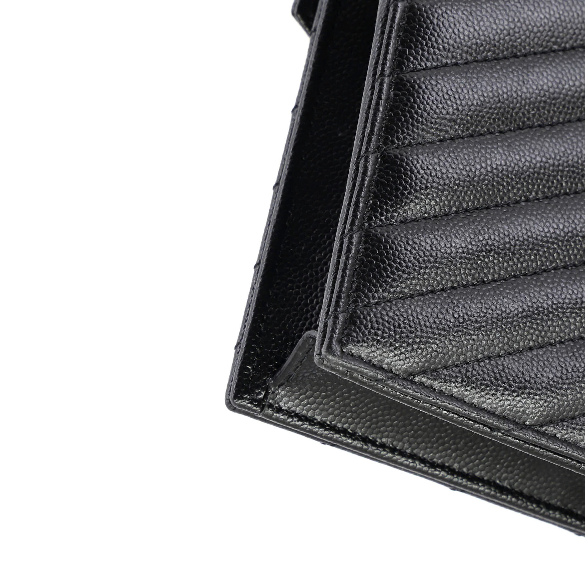 Classic Monogram Wallet on Chain Matelasse Chevron Leather Small - Image 6