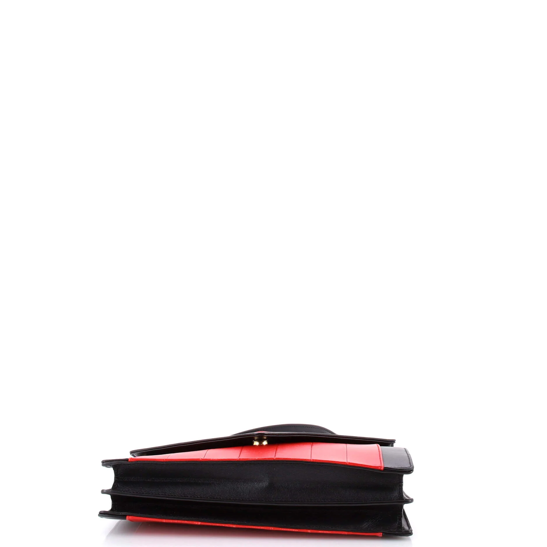 Gaby Envelope Satchel Vertical Quilted Leather - Image 4
