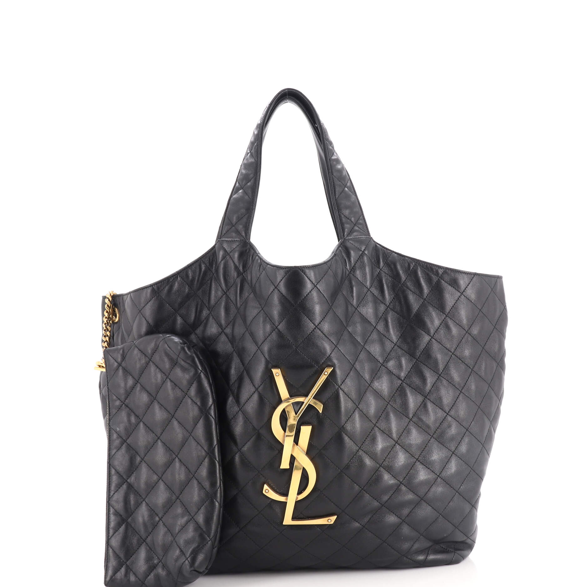 Icare Shopping Tote Quilted Leather Maxi - Image 2