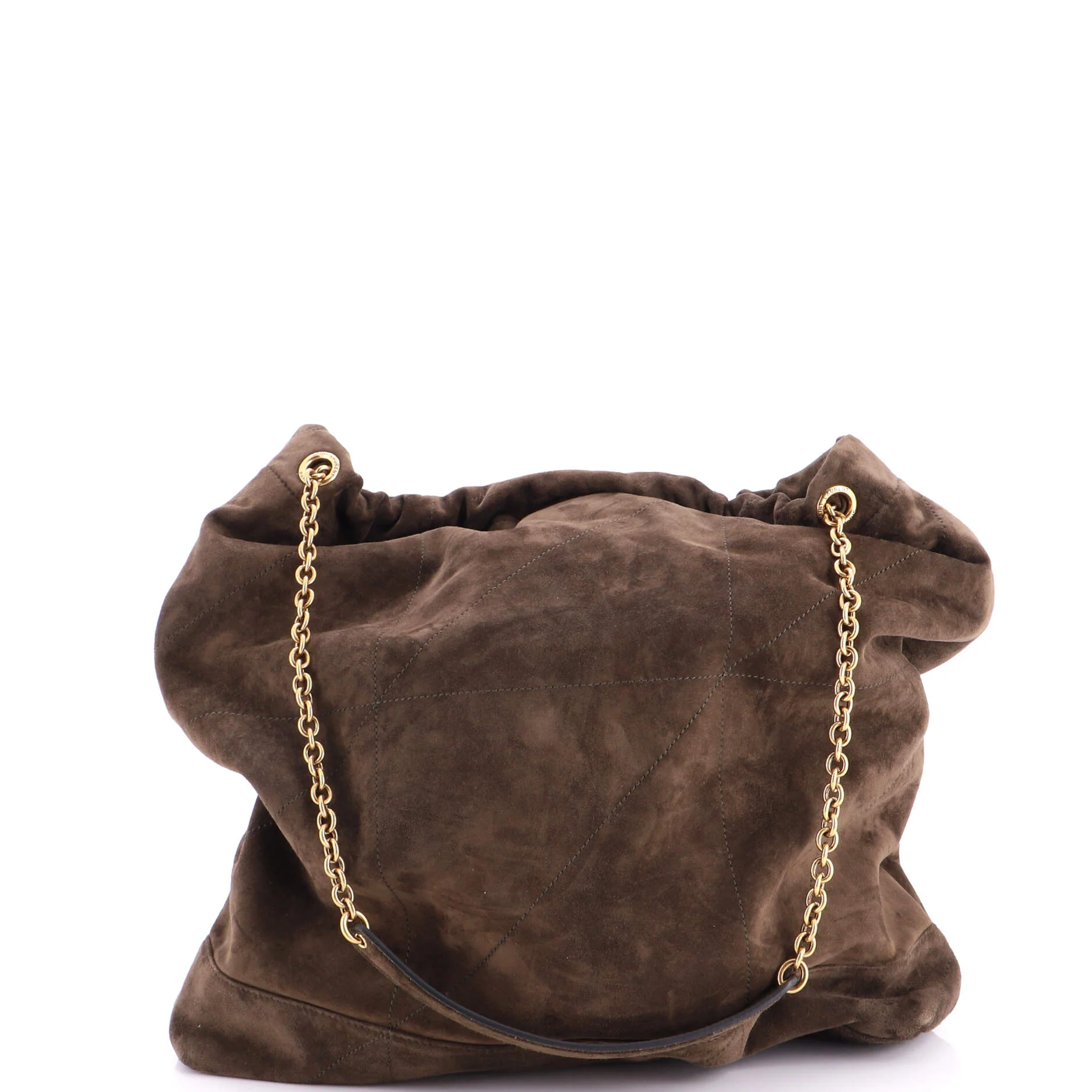 Jamie 4.3 Pochon Shoulder Bag Quilted Suede Large - Image 4
