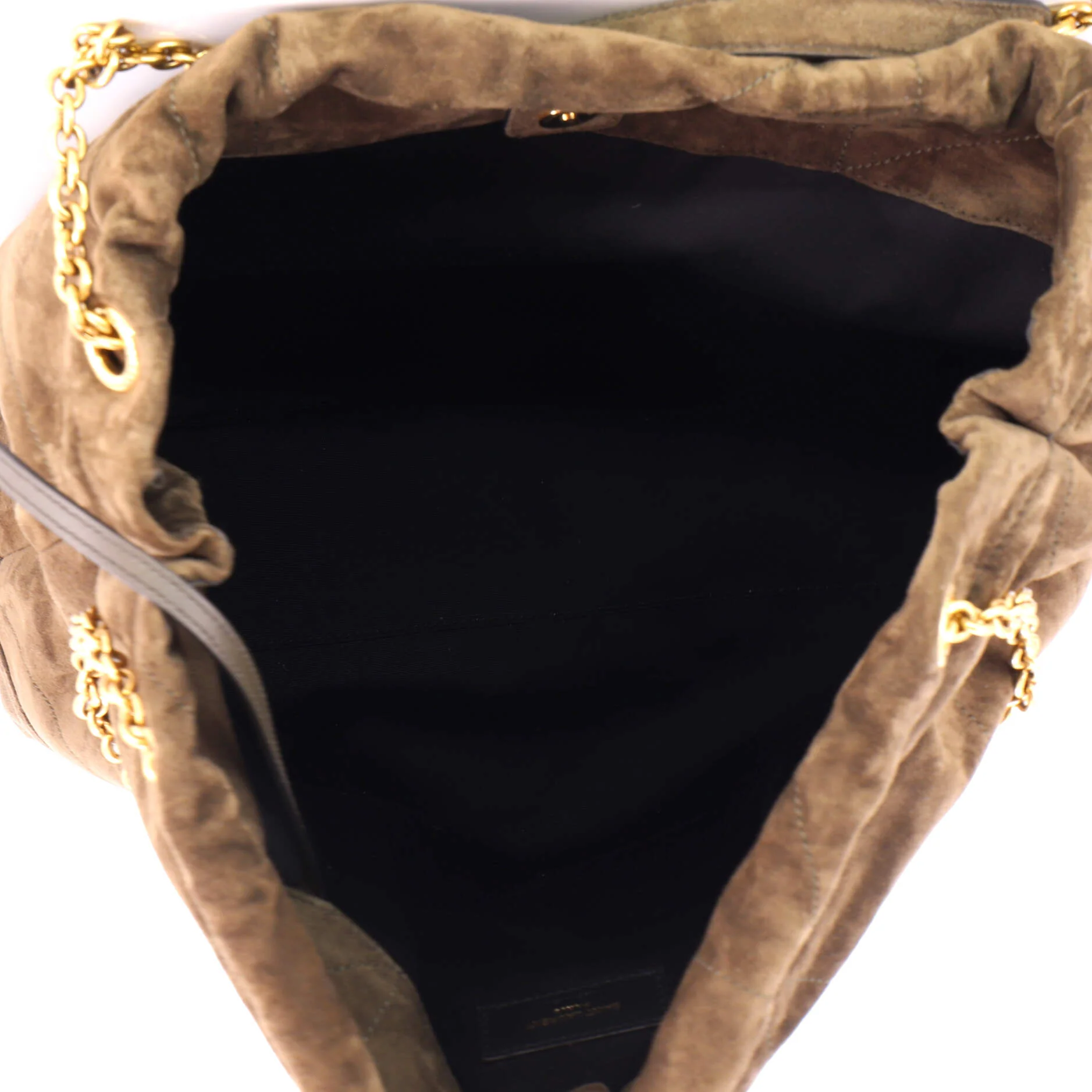 Jamie 4.3 Pochon Shoulder Bag Quilted Suede Large - Image 6