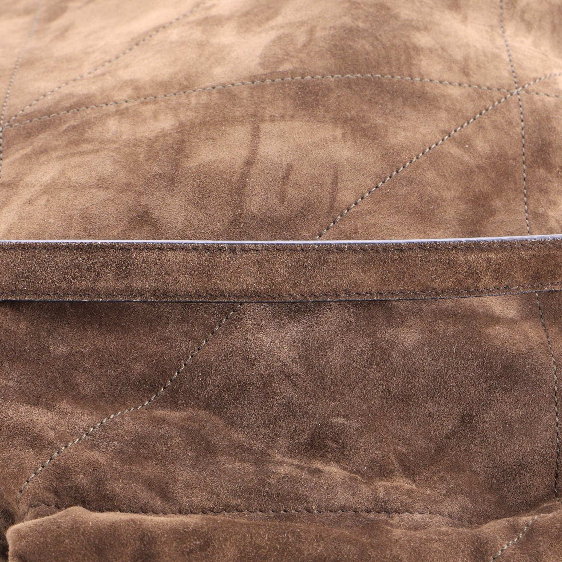 Jamie 4.3 Pochon Shoulder Bag Quilted Suede Large - Image 7