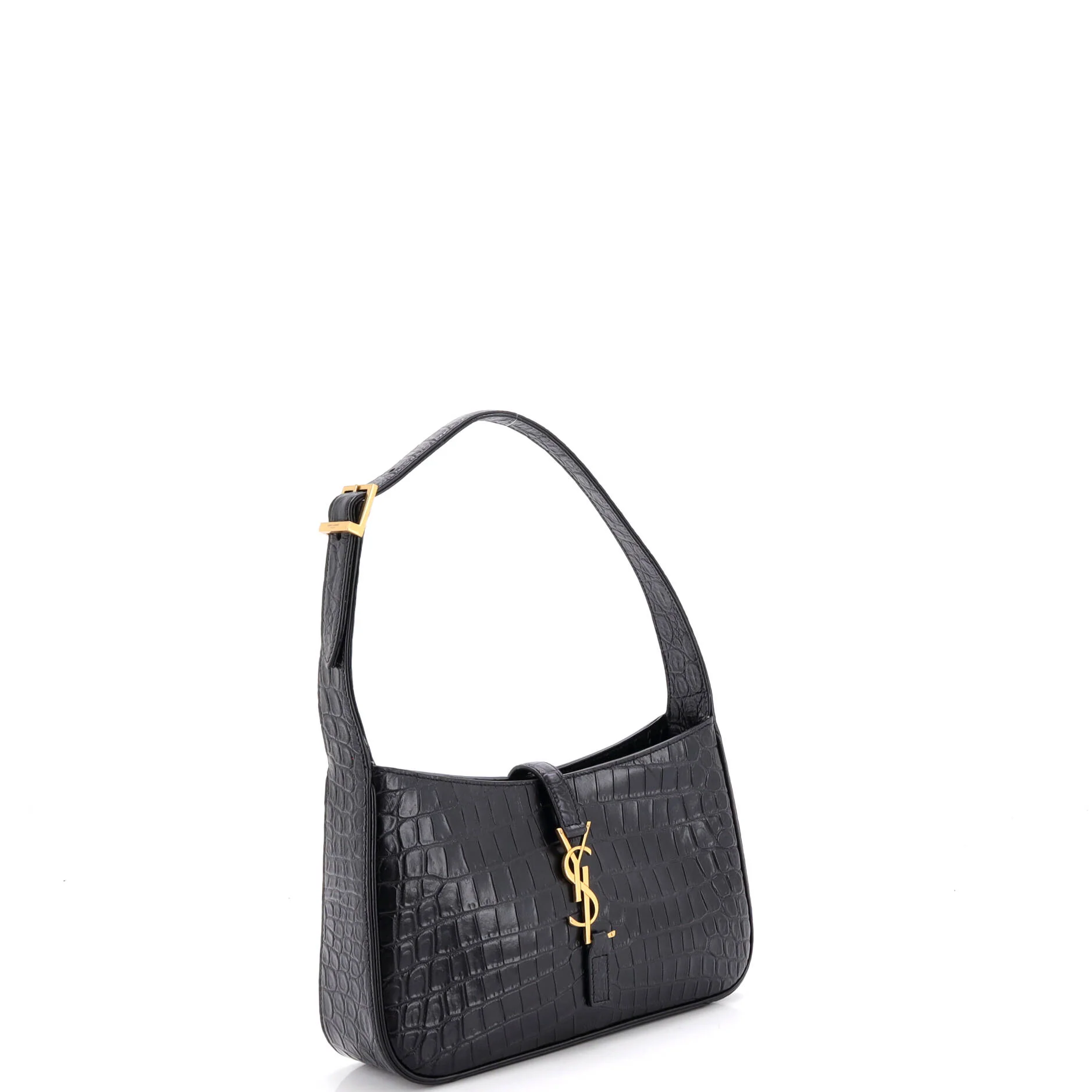 Le 5 a 7 Hobo Crocodile Embossed Leather Small - Image 2