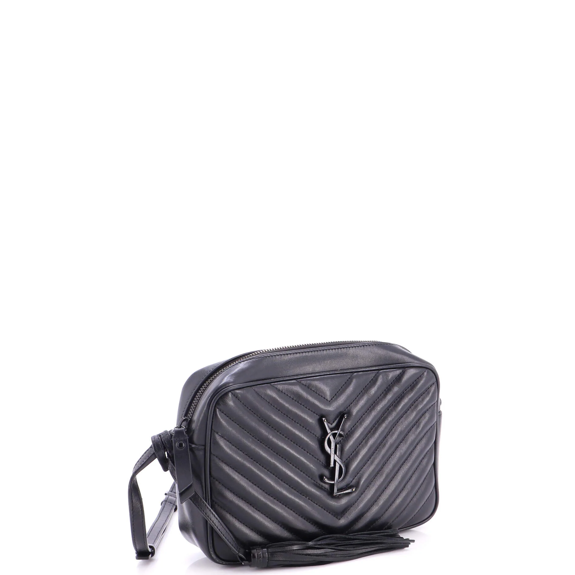 Lou Camera Bag Matelasse Chevron Leather Small - Image 2