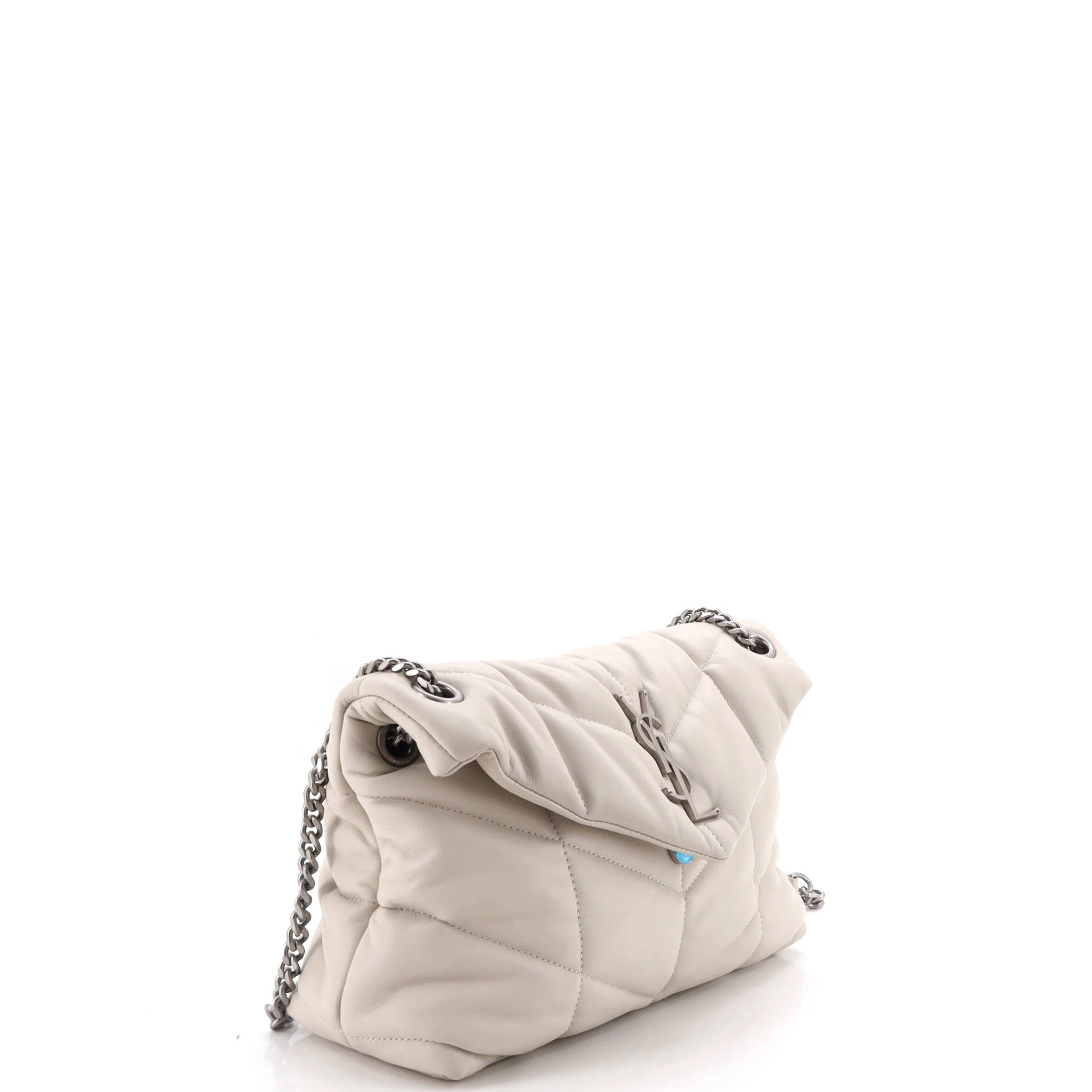 Loulou Puffer Shoulder Bag Quilted Leather Small - Image 2