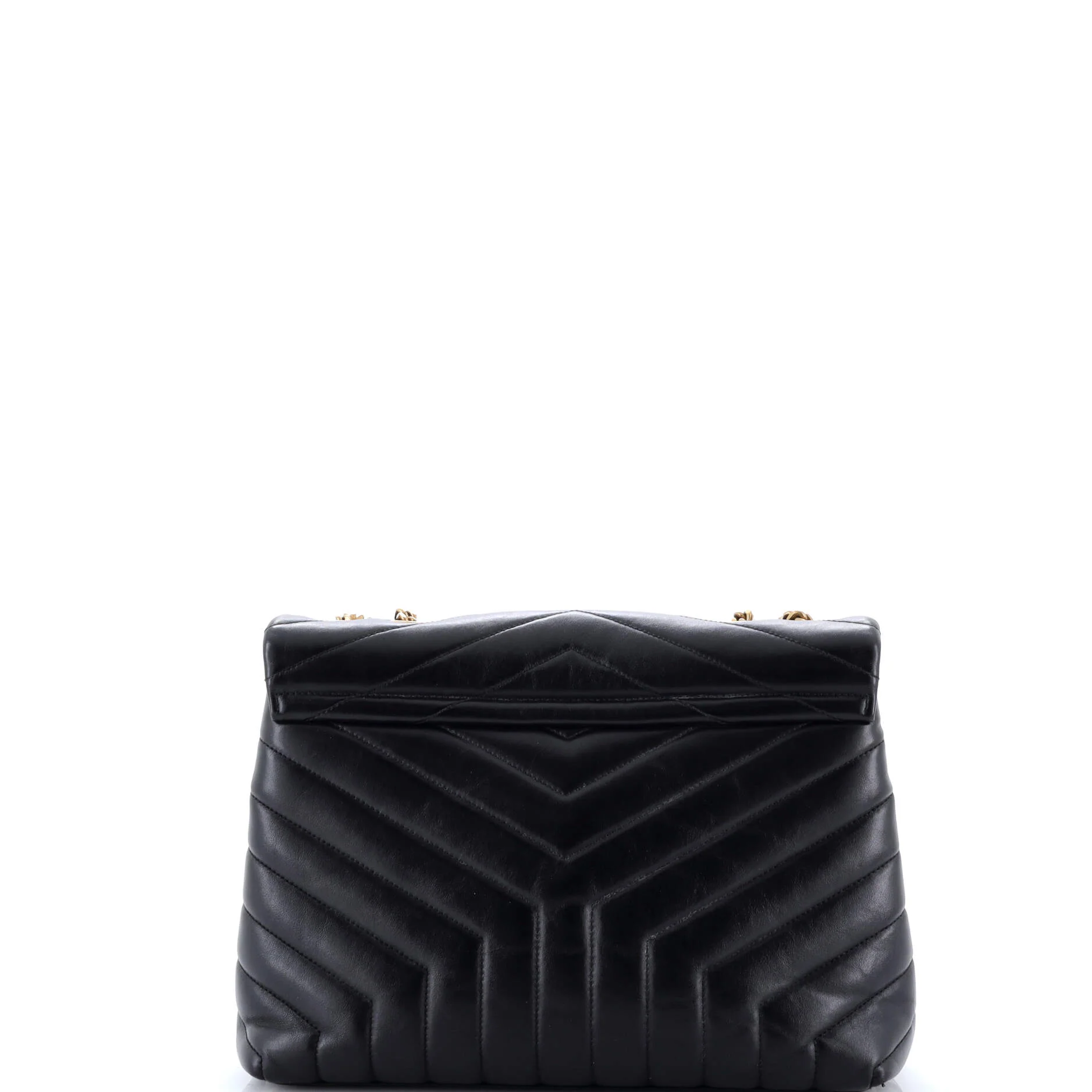 Loulou Shoulder Bag Matelasse Chevron Leather Medium - Image 3