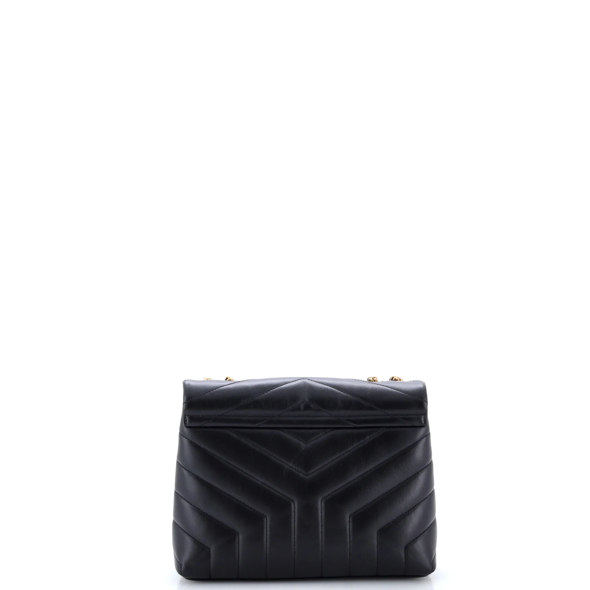 Loulou Shoulder Bag Matelasse Chevron Leather Small - Image 3