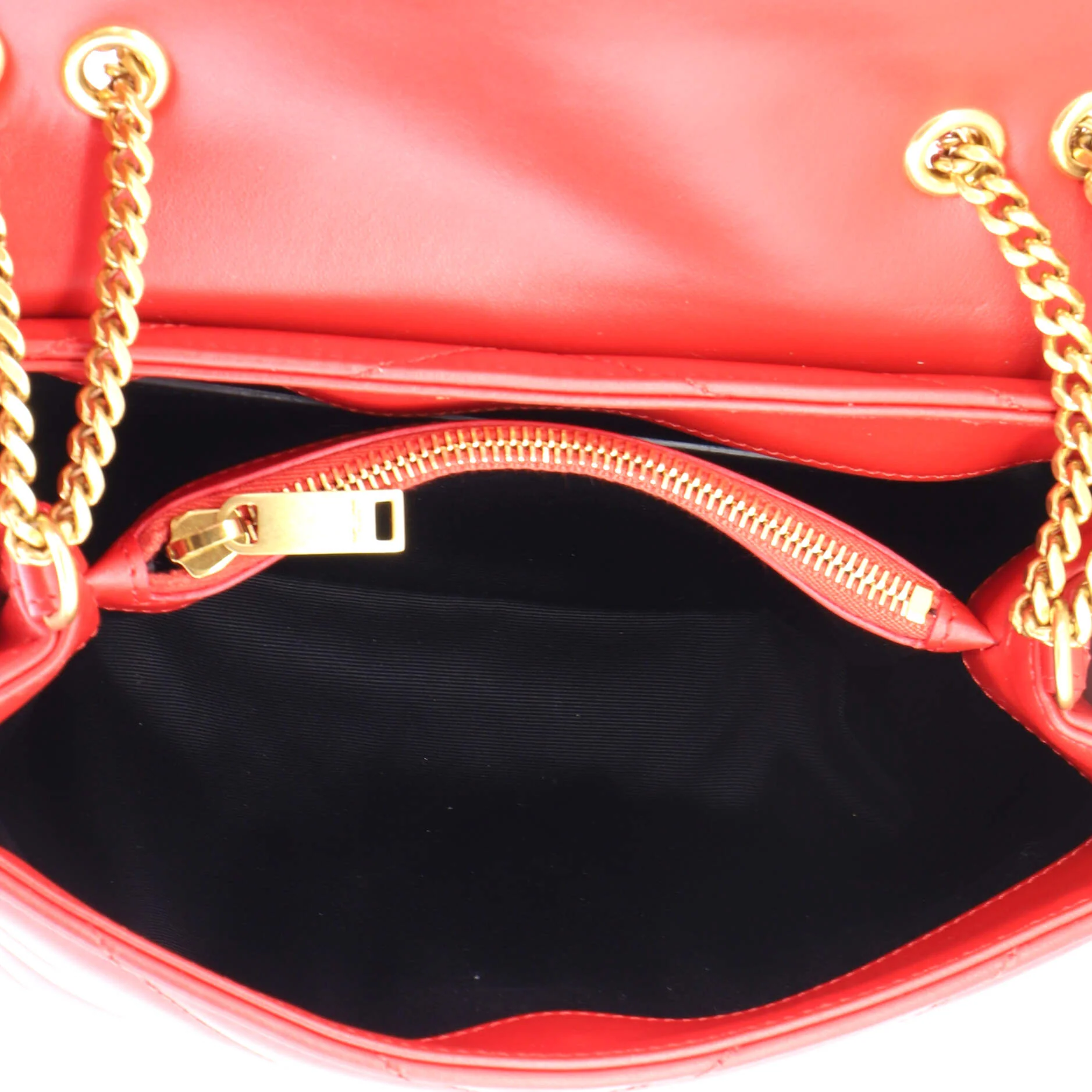 Loulou Shoulder Bag Matelasse Chevron Leather Small - Image 5