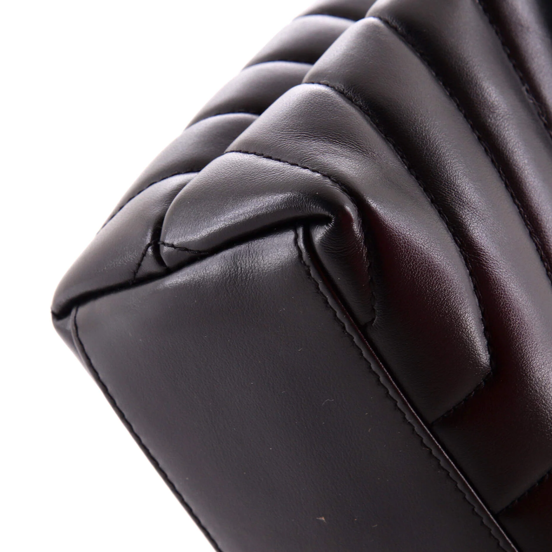 Loulou Shoulder Bag Matelasse Chevron Leather Small - Image 6