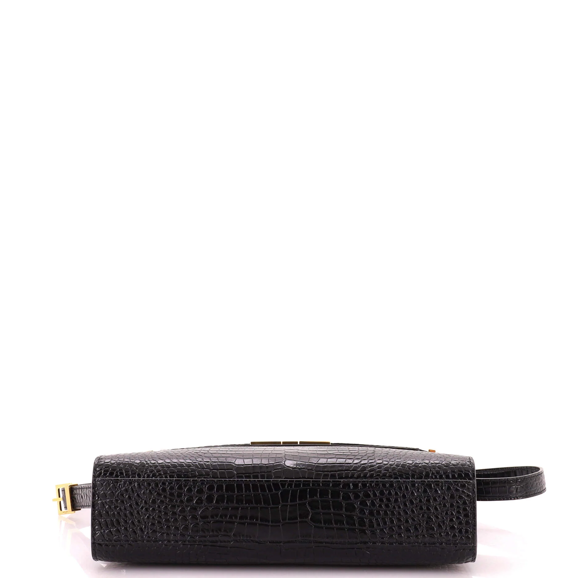 Manhattan Shoulder Bag Crocodile Embossed Leather Medium - Image 4