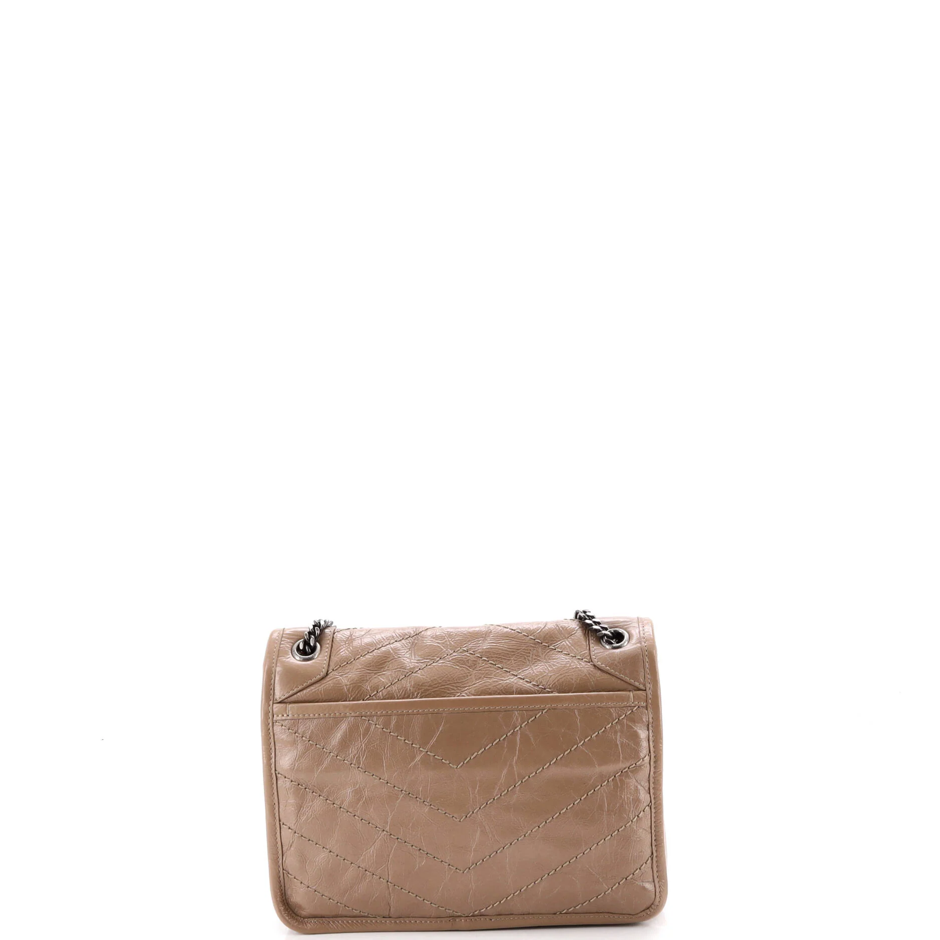 Niki Chain Flap Bag Matelasse Chevron Leather Baby - Image 3