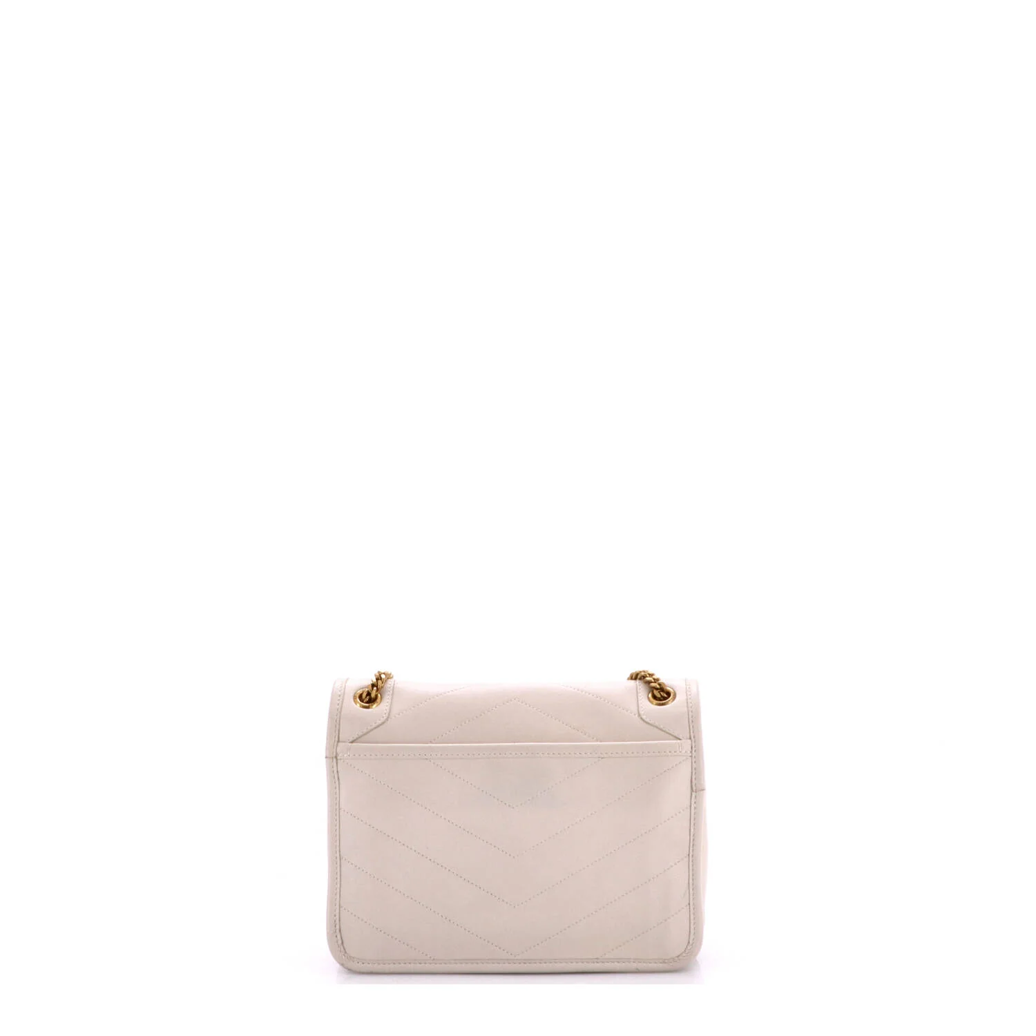 Niki Chain Flap Bag Matelasse Chevron Leather Baby - Image 3