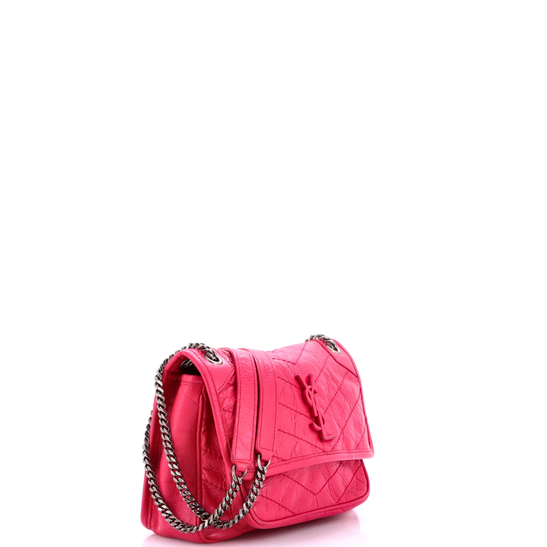 Niki Chain Flap Bag Matelasse Chevron Leather Baby - Image 2