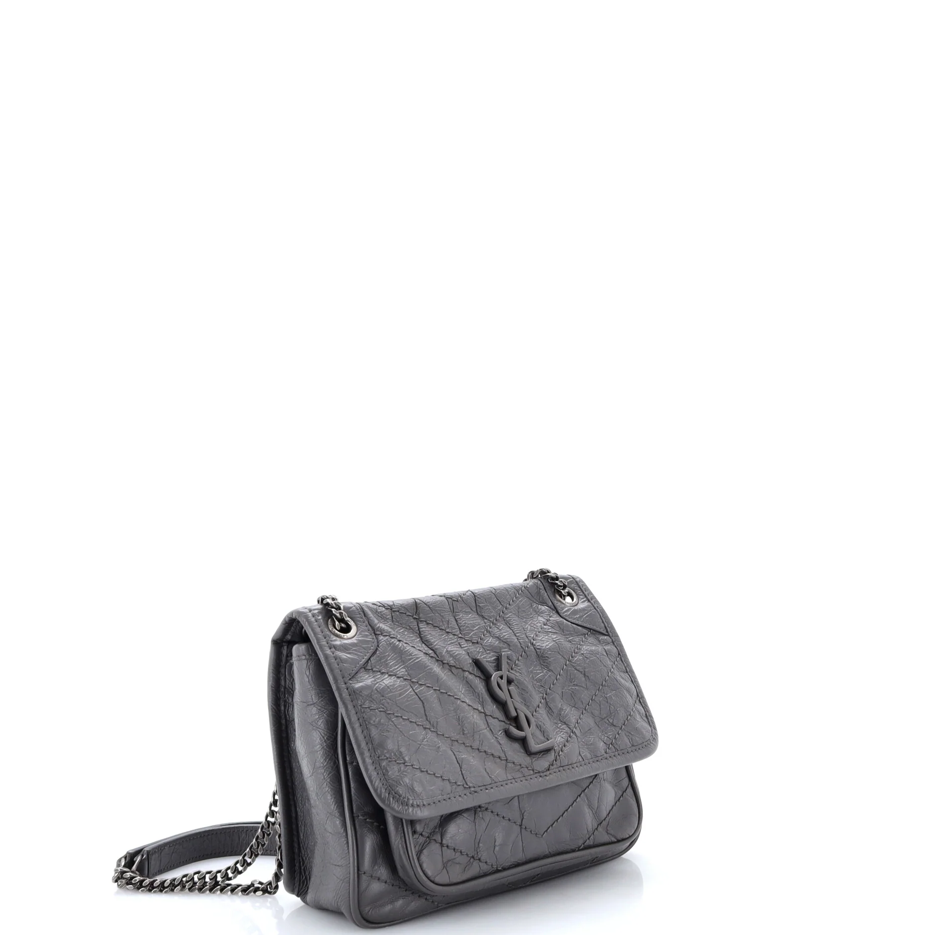 Niki Chain Flap Bag Matelasse Chevron Leather Baby - Image 2