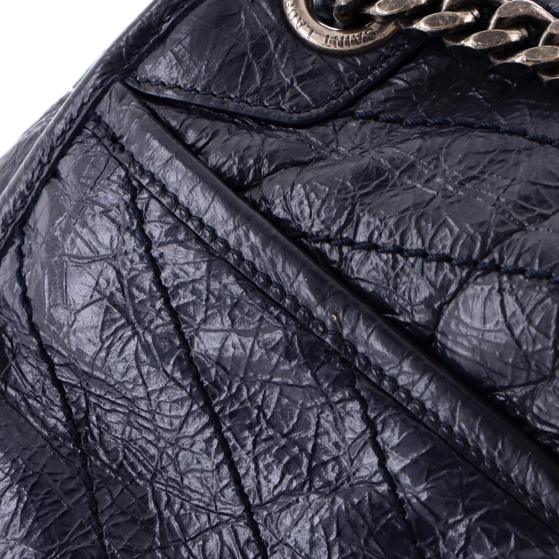 Niki Chain Flap Bag Matelasse Chevron Leather Medium - Image 7
