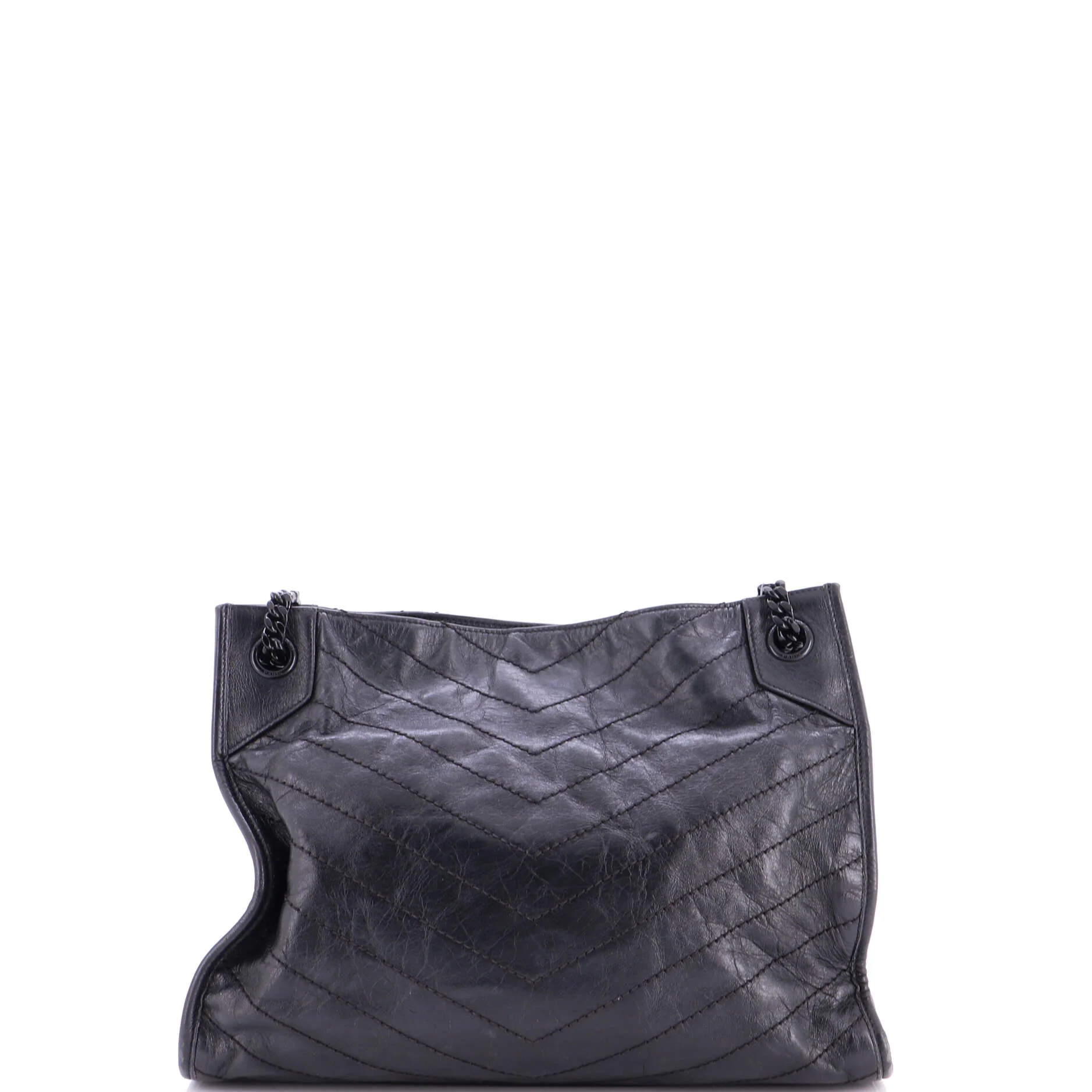 Niki Shopping Tote Matelasse Chevron Leather Medium - Image 3