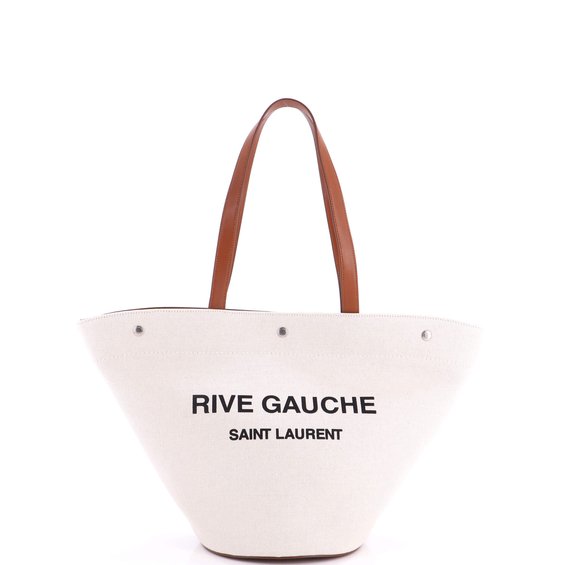 Rive Gauche Trapezoid Tote Canvas