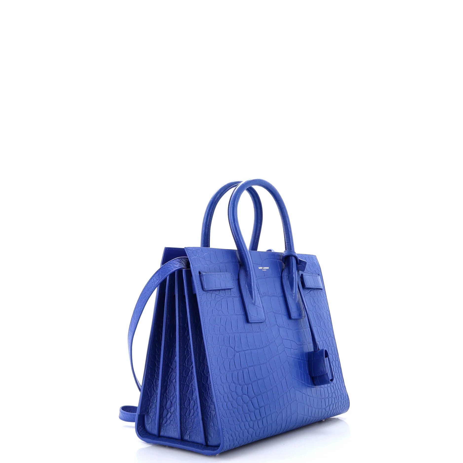 Sac de Jour Bag Crocodile Embossed Leather Small - Image 2