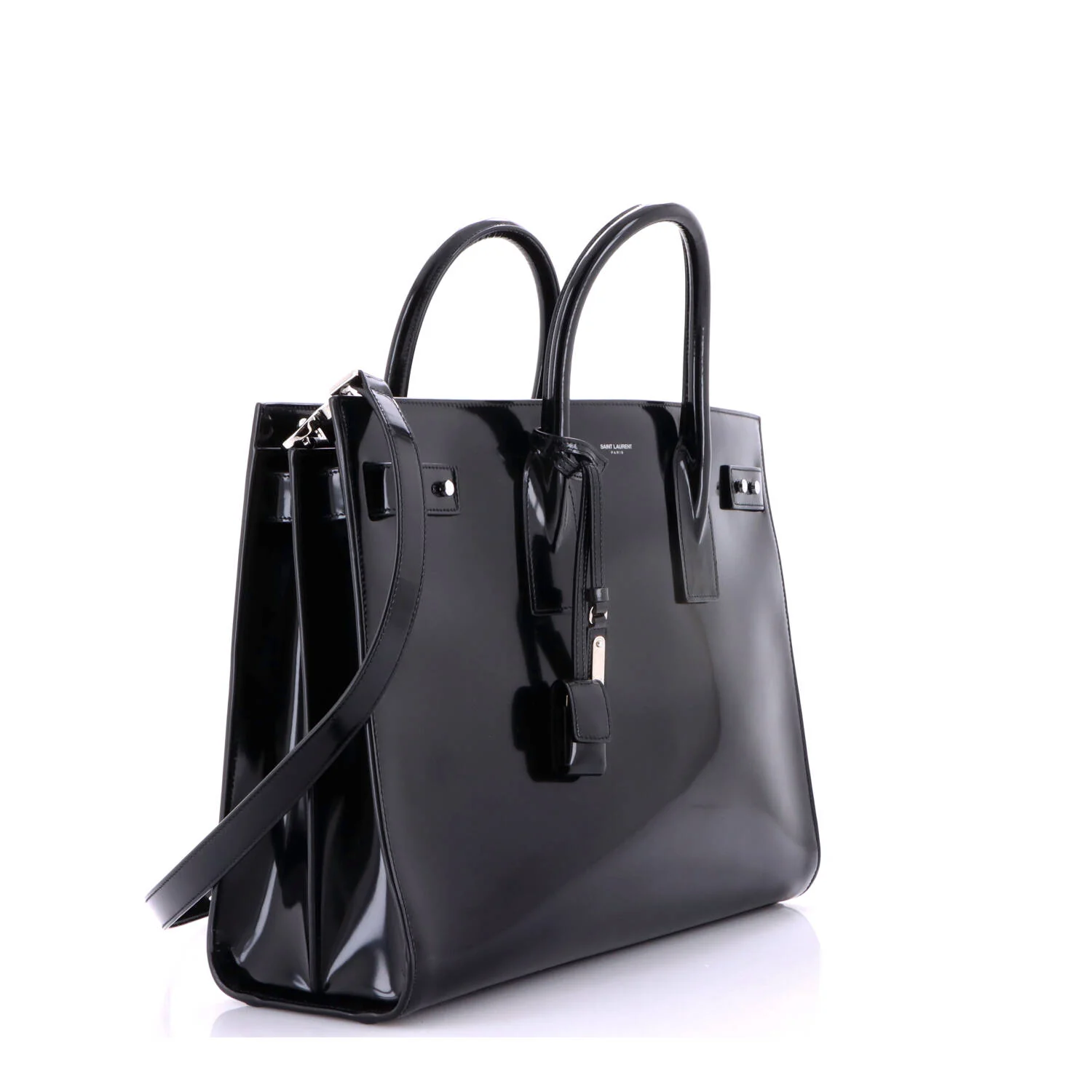 Sac de Jour Thin Bag Patent Large - Image 2