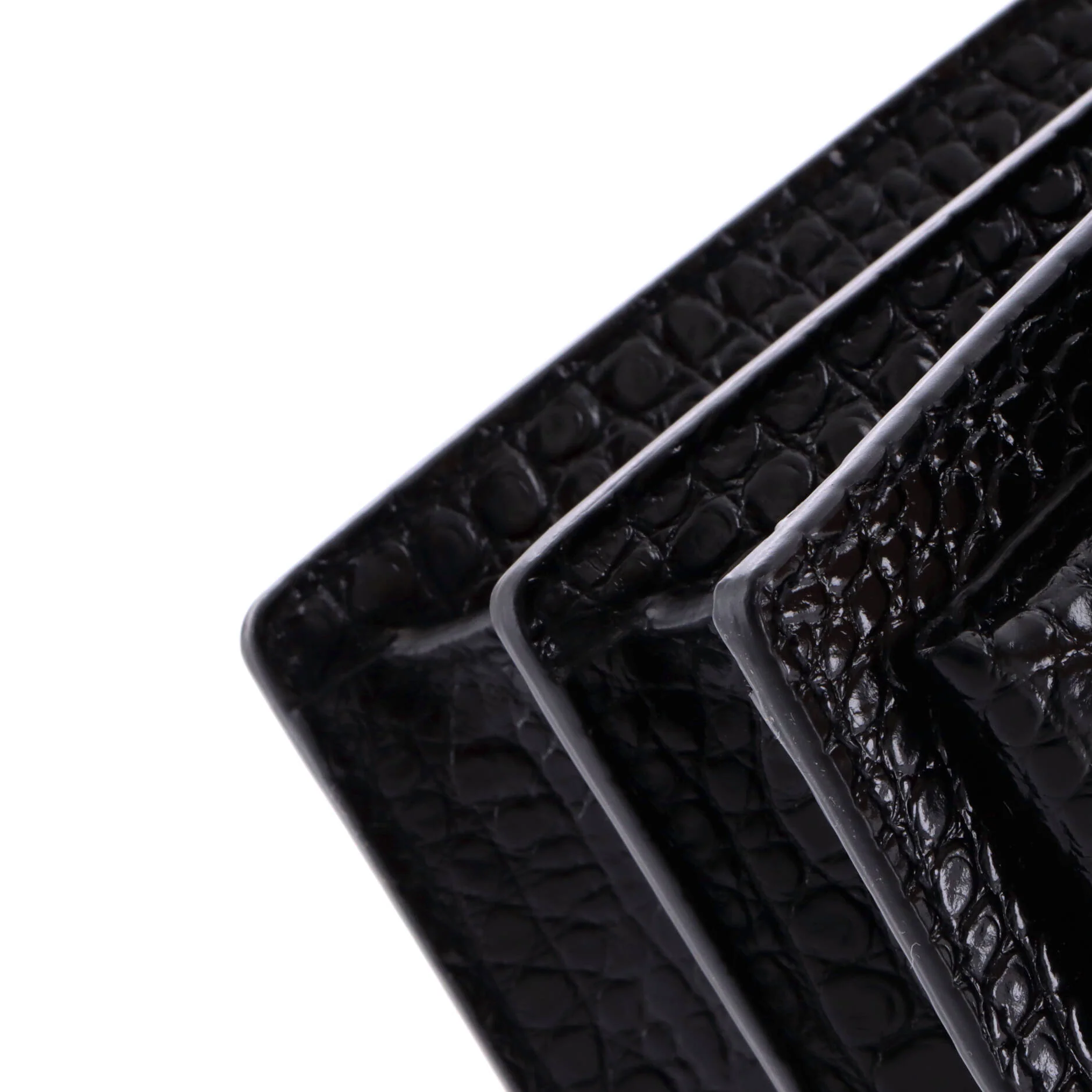 Sunset Crossbody Bag Crocodile Embossed Leather Medium - Image 6