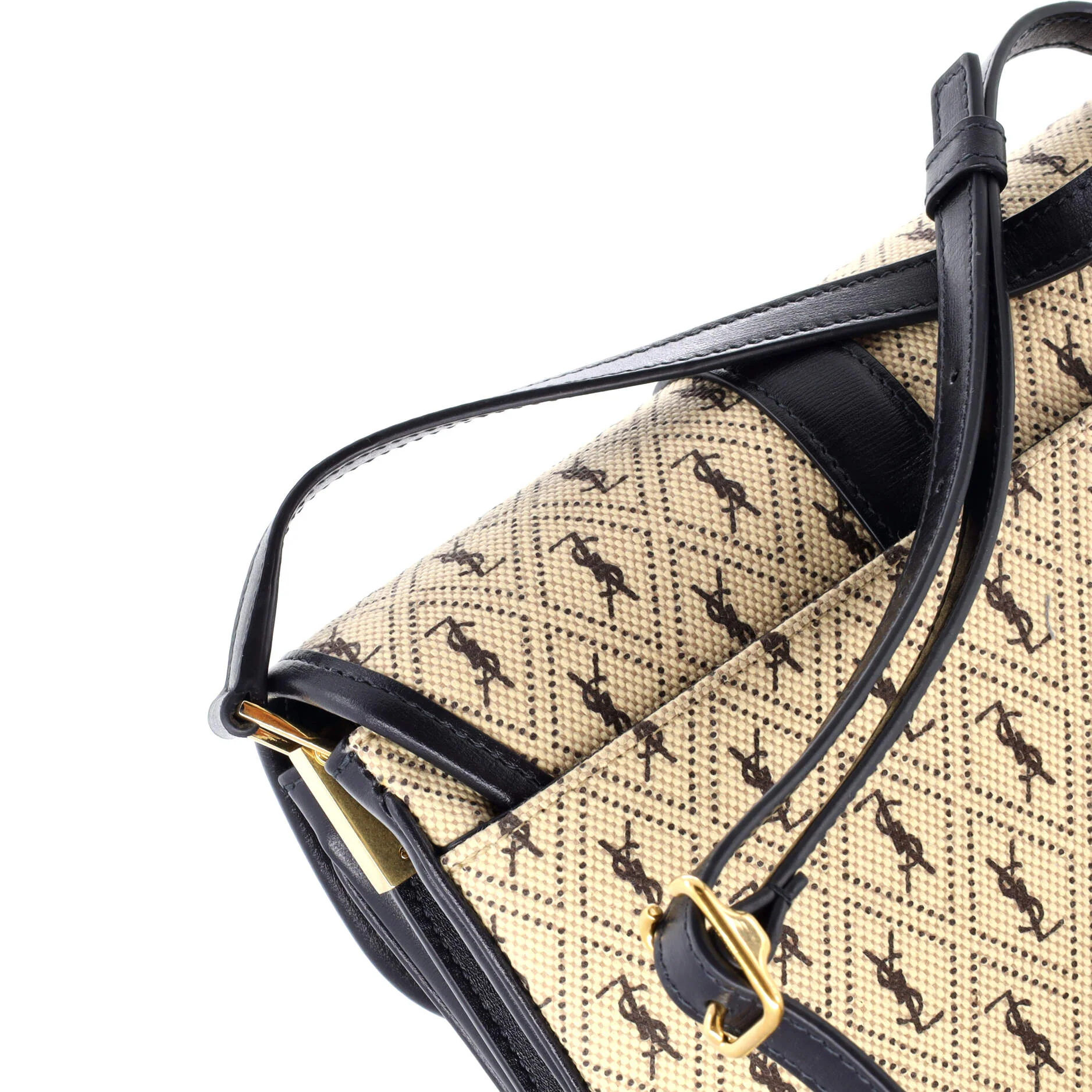 Top Flap Satchel Monogram All Over Canvas and Leather Small - Image 6