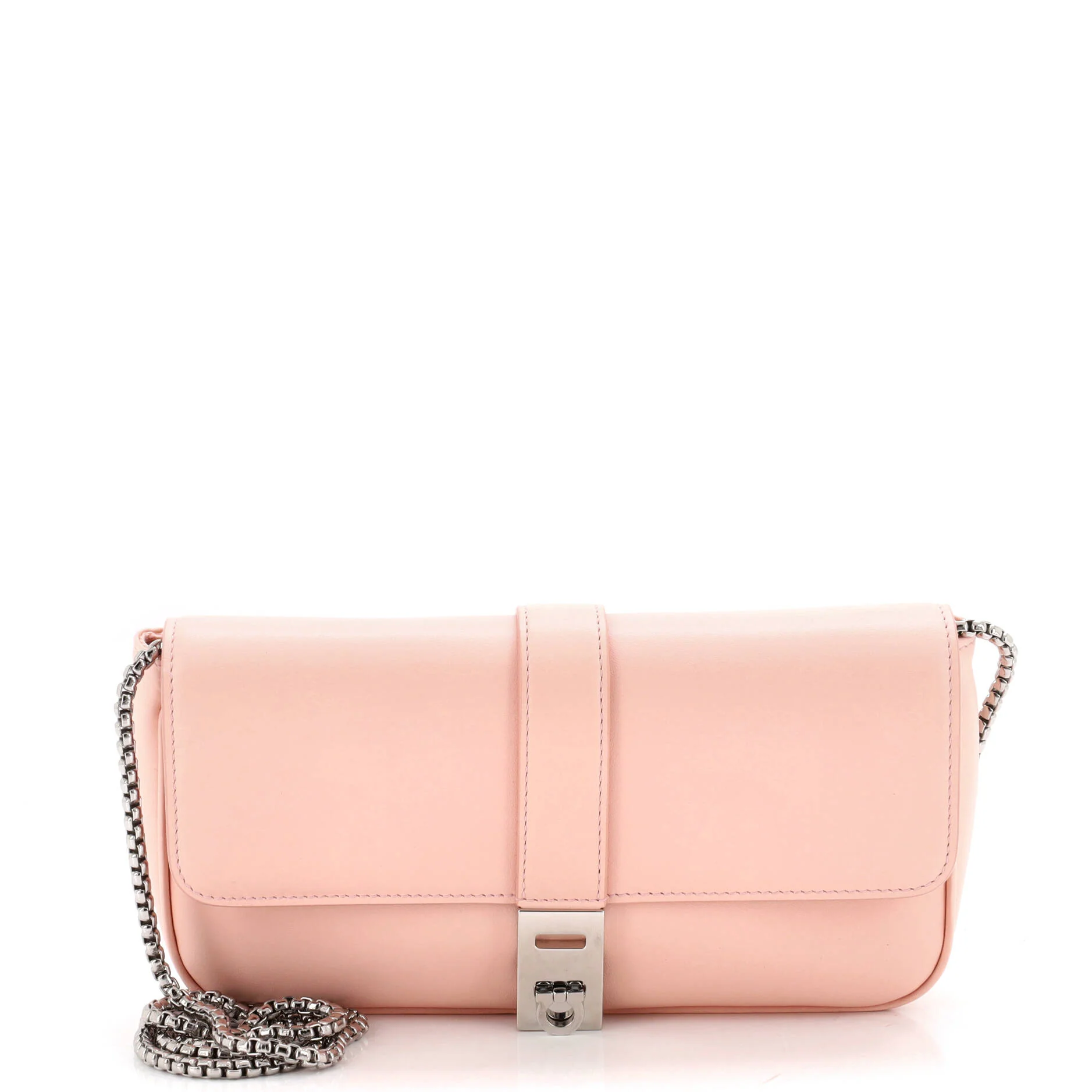 Gancini Archive Flap Chain Crossbody Bag Leather Mini