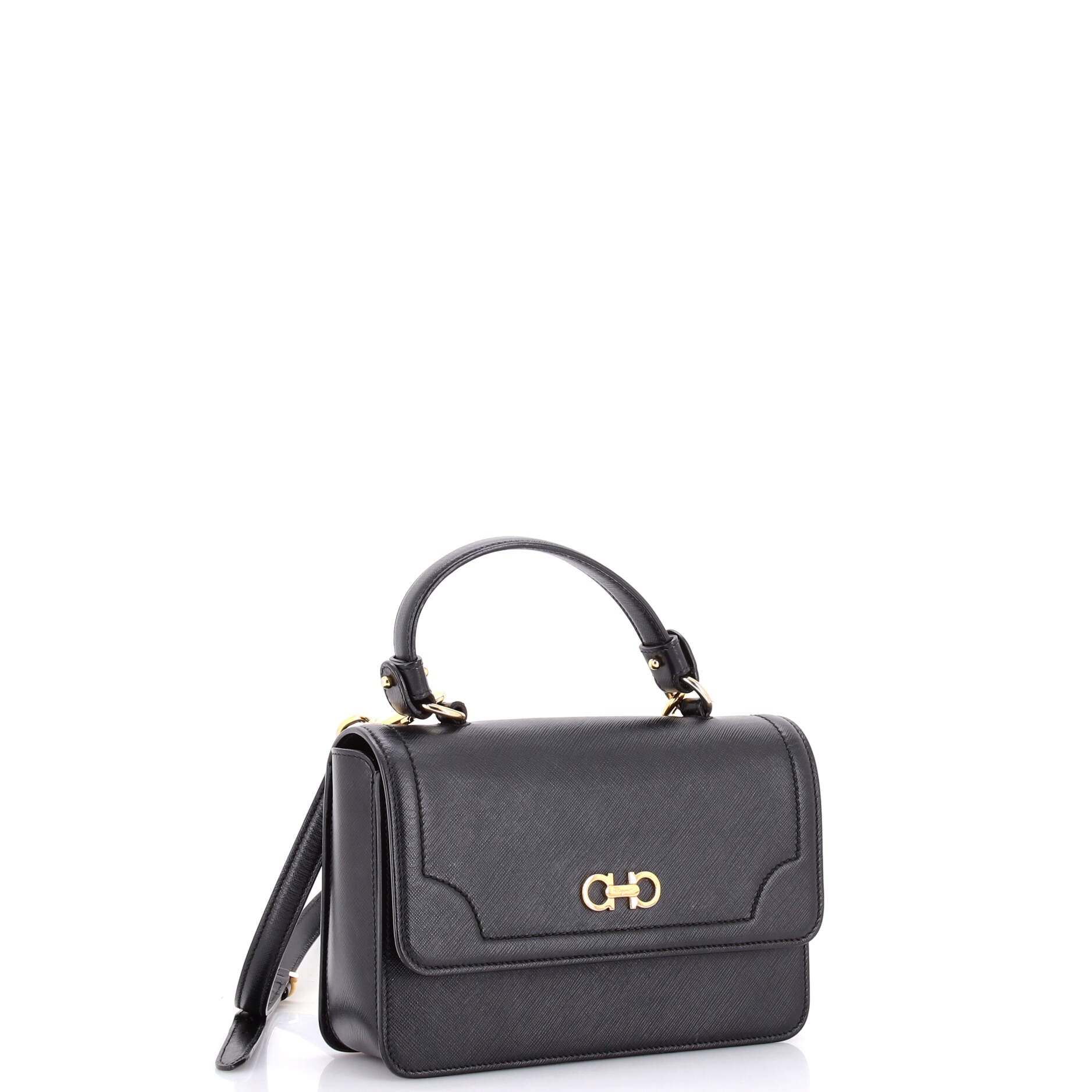 Seila Top Handle Bag Leather Small - Image 2