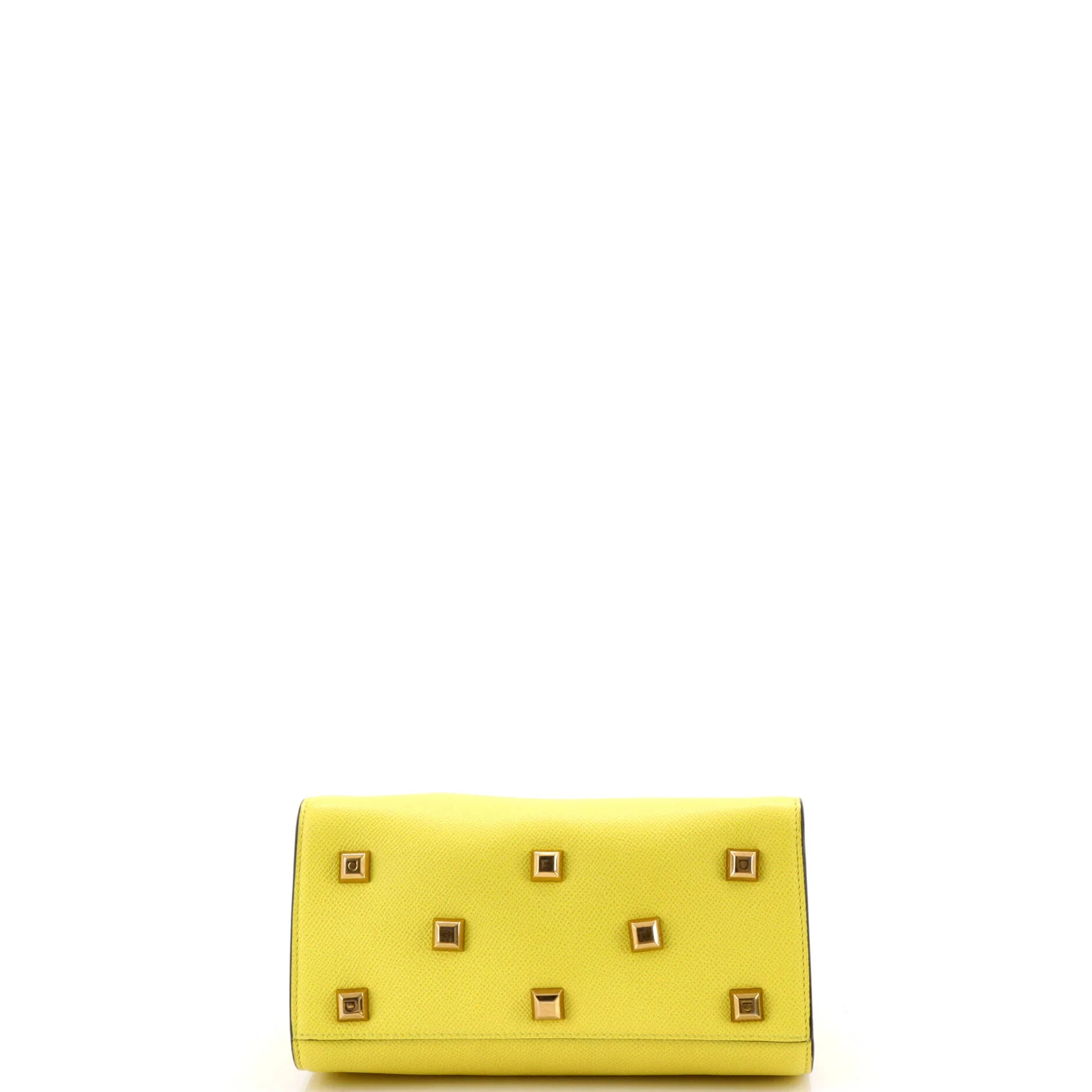 Studio Top Handle Box Bag Leather Small - Image 4