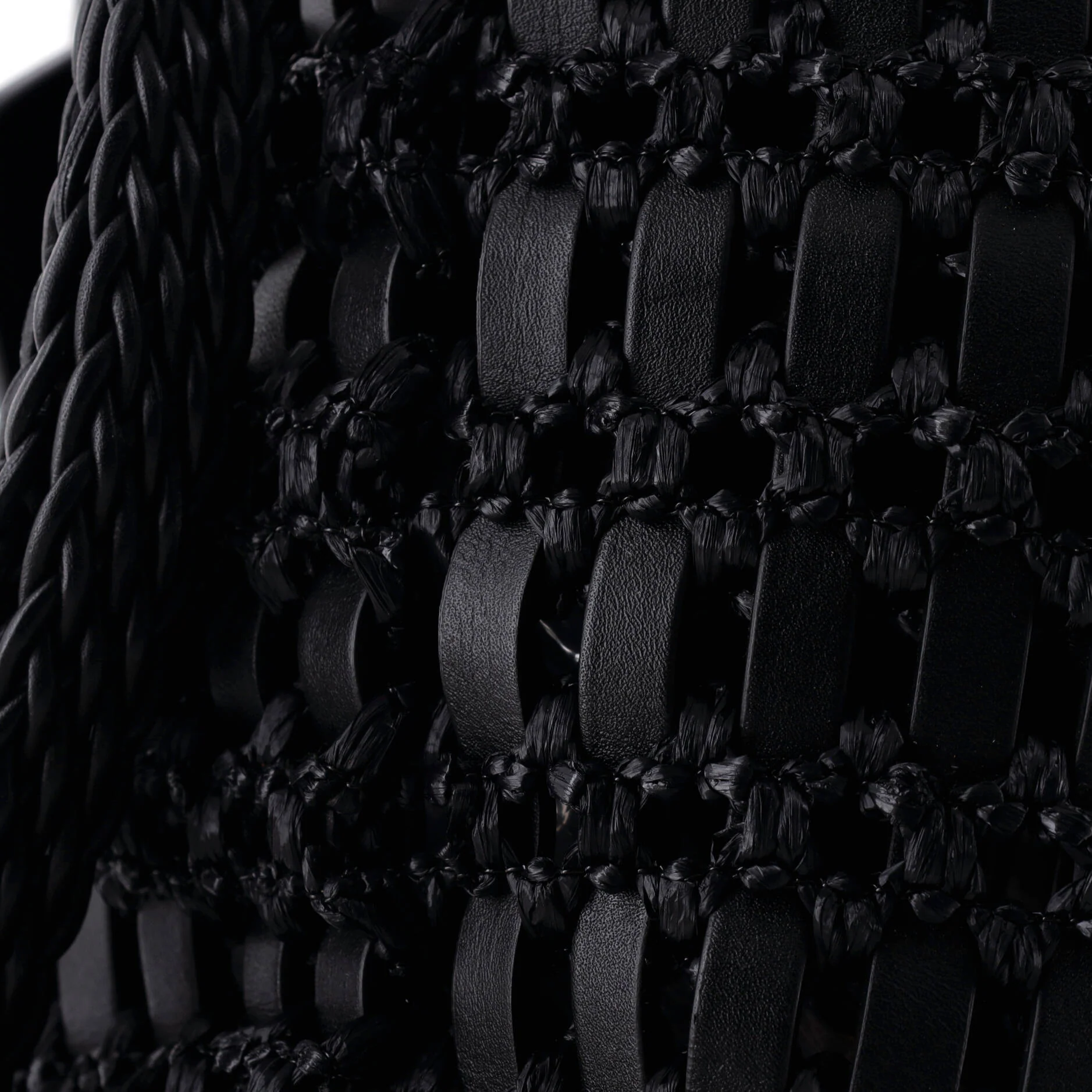 The Studio Bucket Bag Woven Leather - Image 7