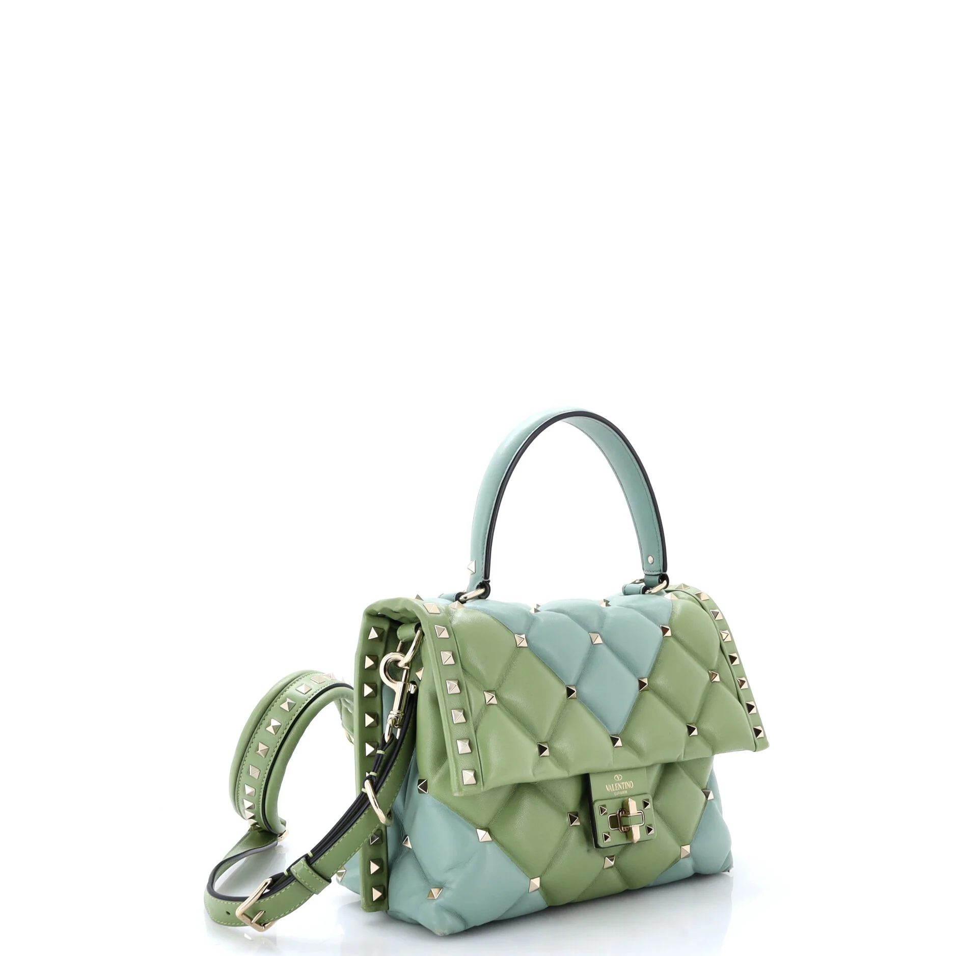 Candystud Top Handle Bag Leather Medium - Image 2