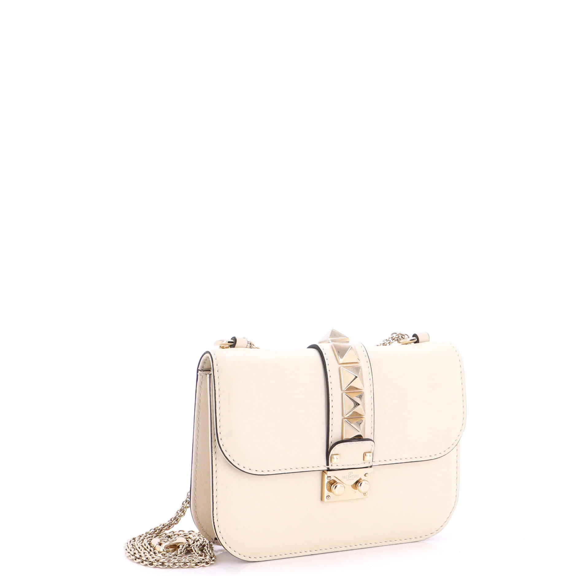 Glam Lock Shoulder Bag Leather Small - Image 2