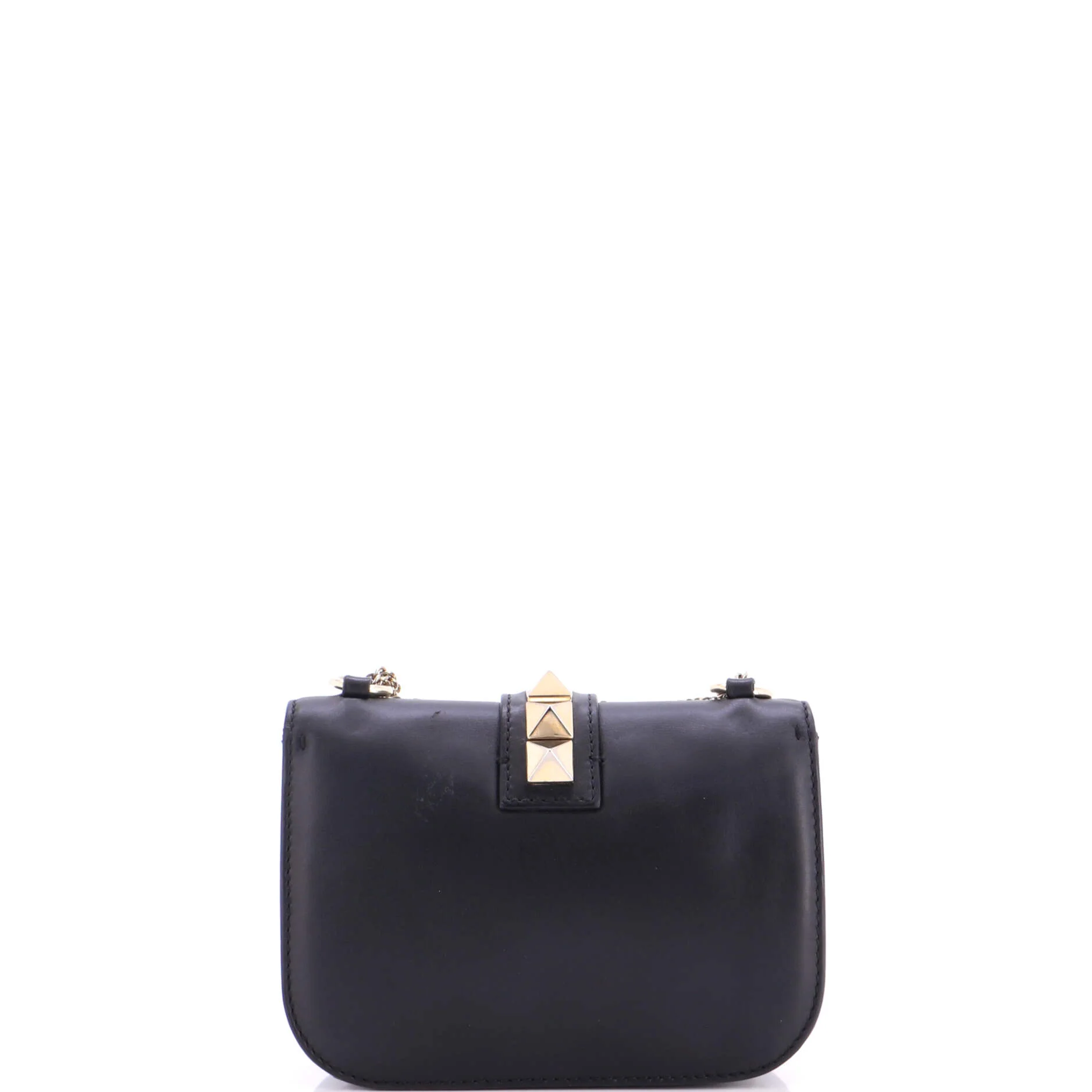 Glam Lock Shoulder Bag Leather Small - Image 3