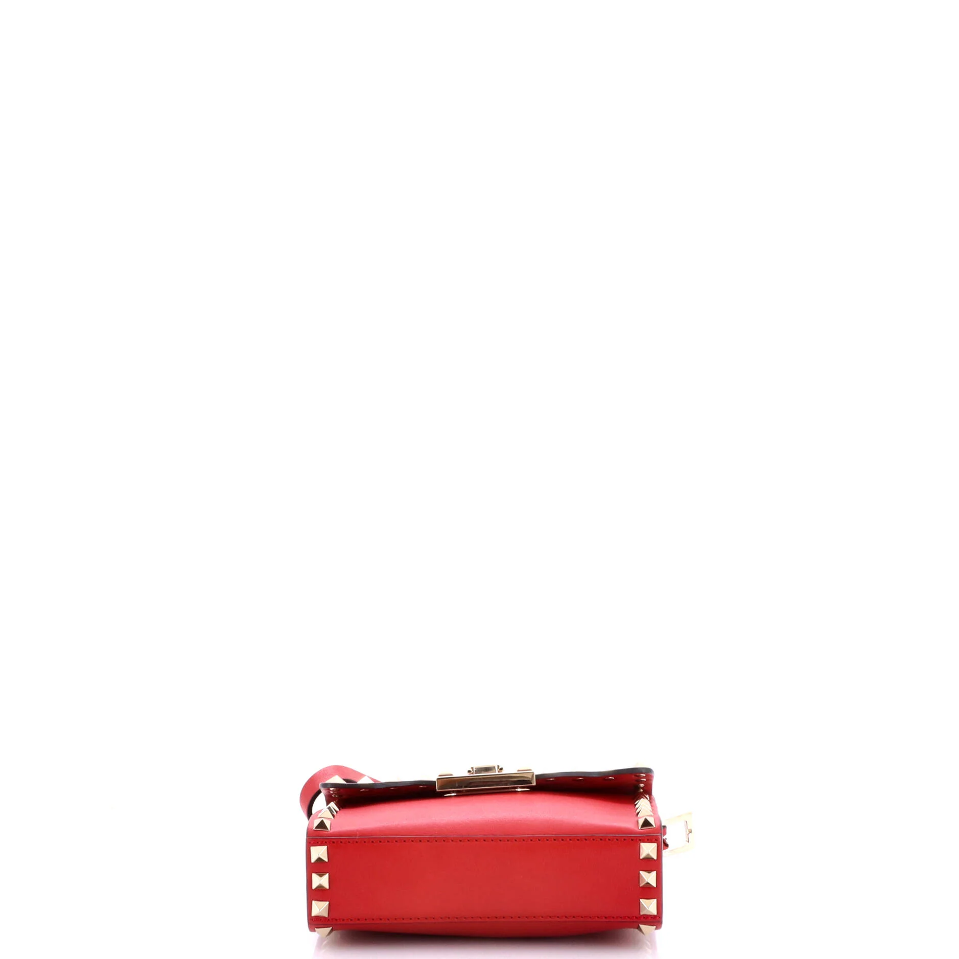 Rockstud Flip Lock Flap Bag Leather Mini - Image 4