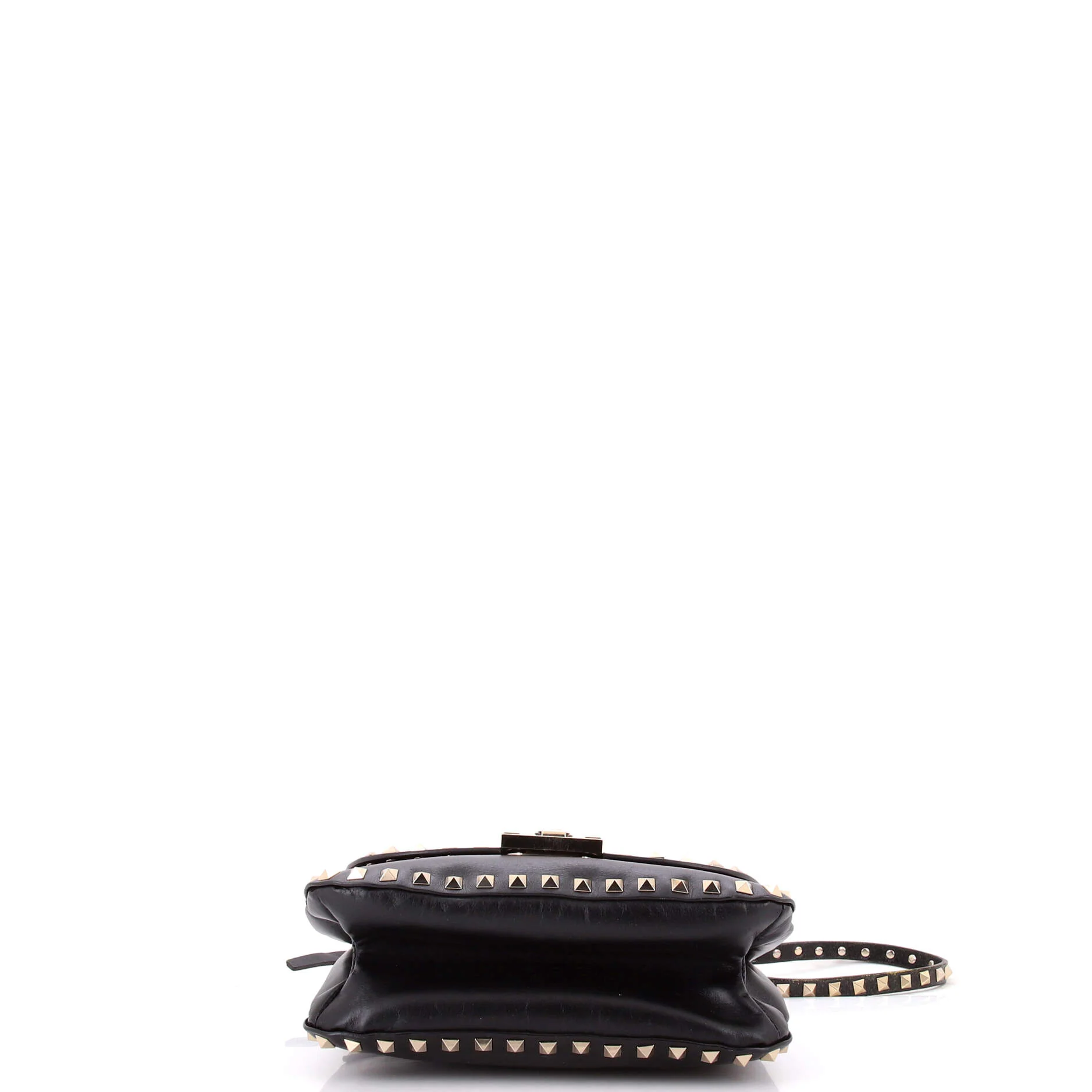 Rockstud Flip Lock Flap Bag Leather Small - Image 4