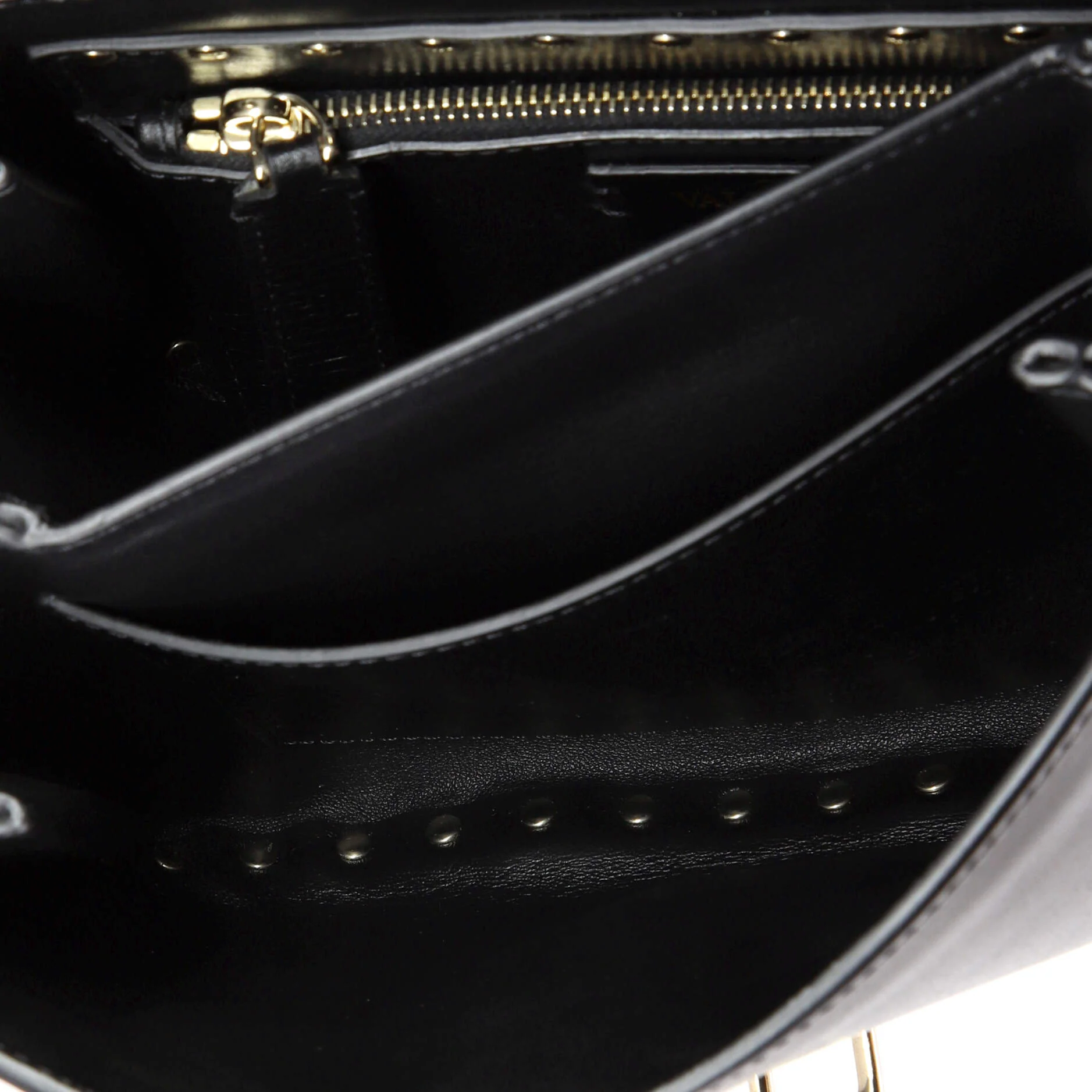 Rockstud Flip Lock Flap Bag Leather Small - Image 5