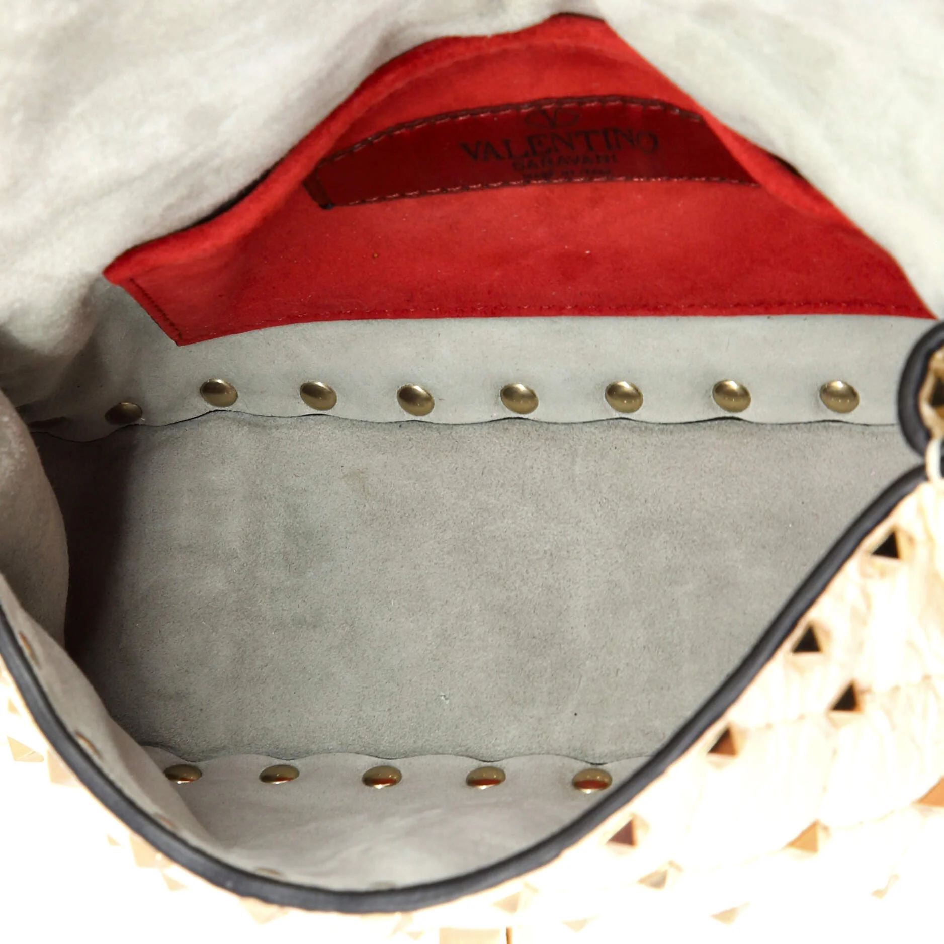 Rockstud Spike Flap Bag Quilted Leather Small - Image 5