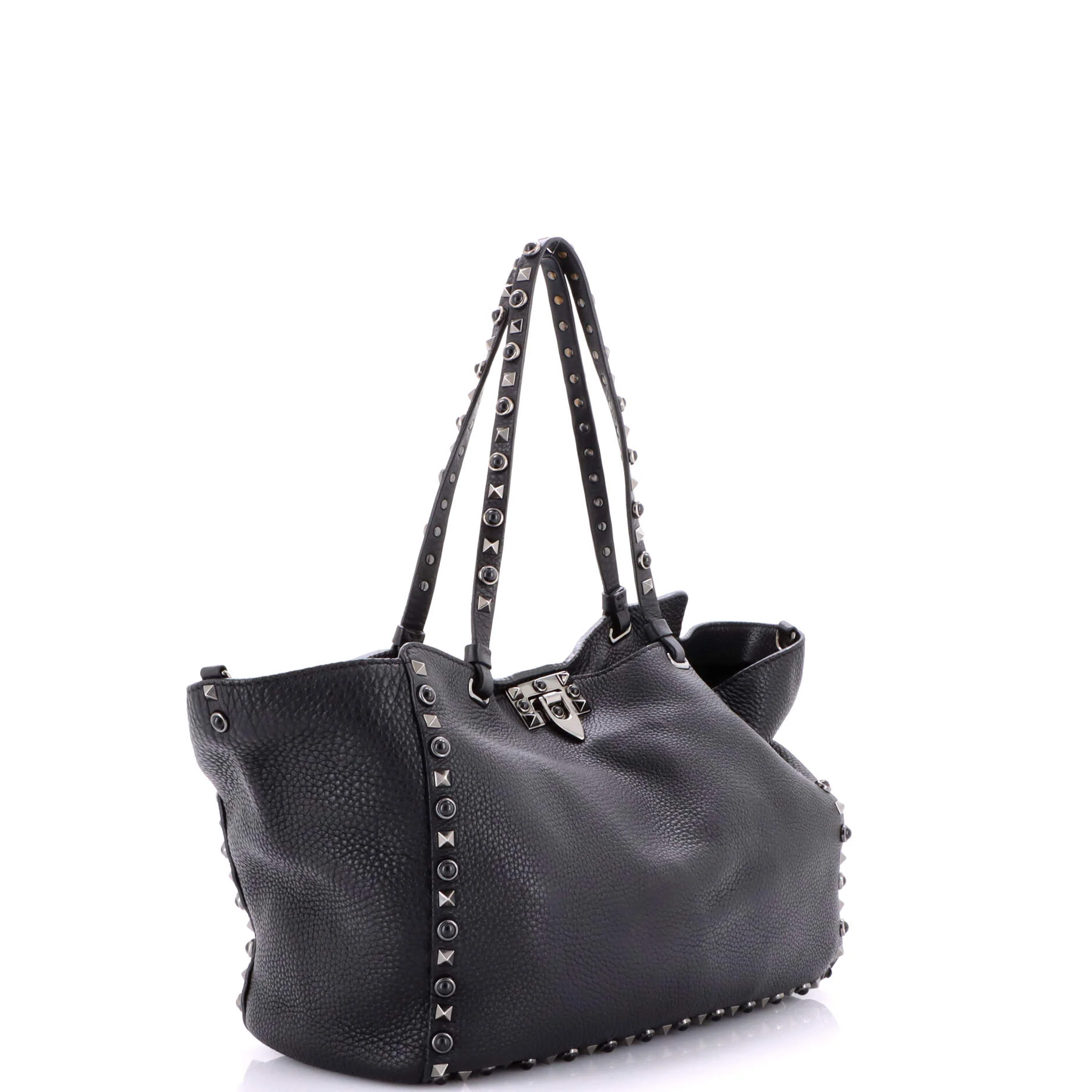 Rockstud Tote Pebbled Leather Medium - Image 2