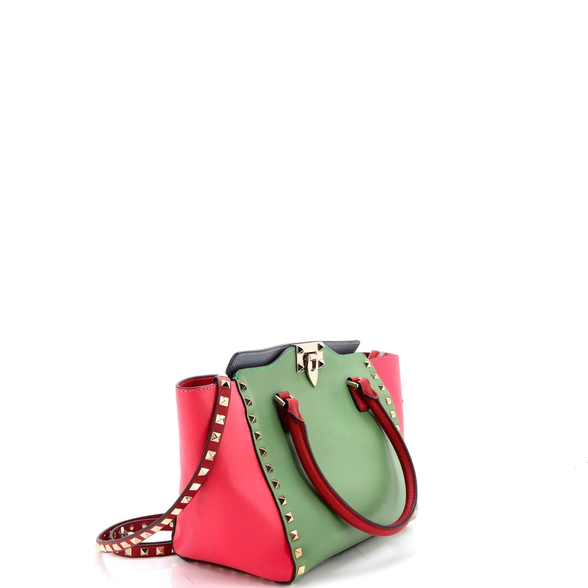 Rockstud Tote Rigid Leather Small - Image 2