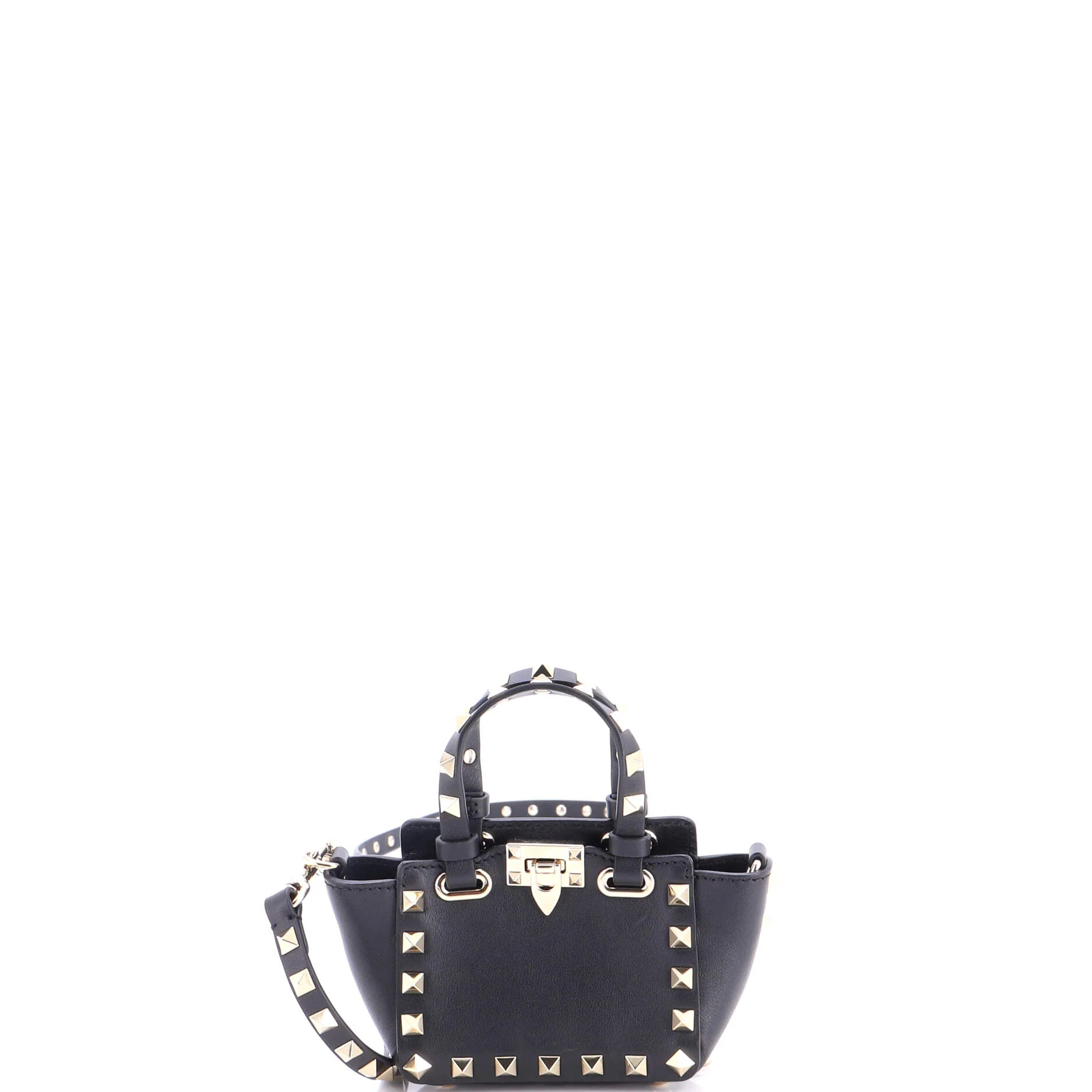 Rockstud Tote Soft Leather Micro