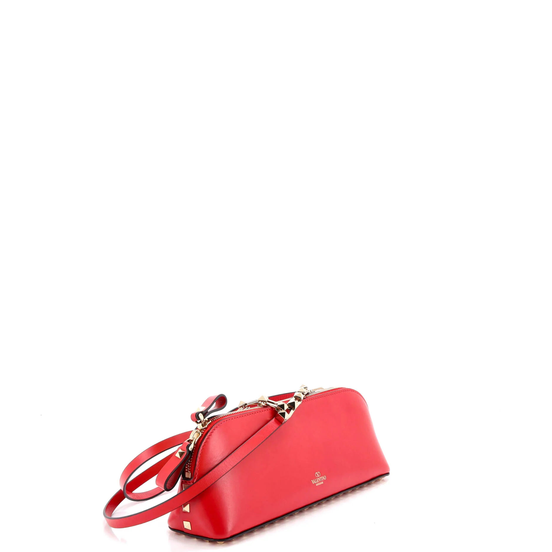 Rockstud Zip Crossbody Bag Leather East West - Image 2