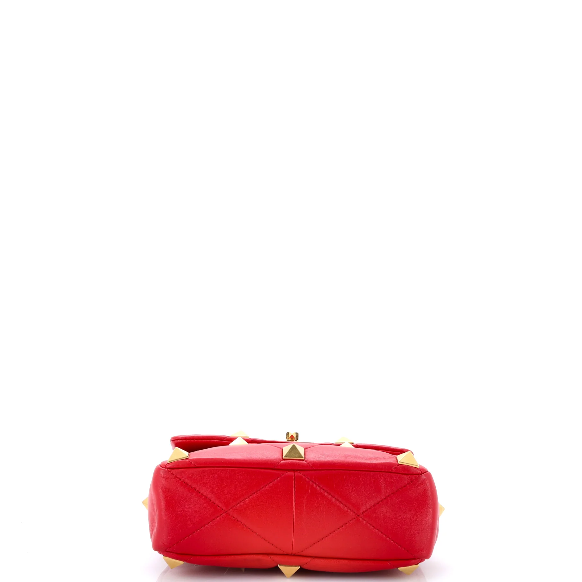 Roman Stud Flap Bag Quilted Leather Medium - Image 3