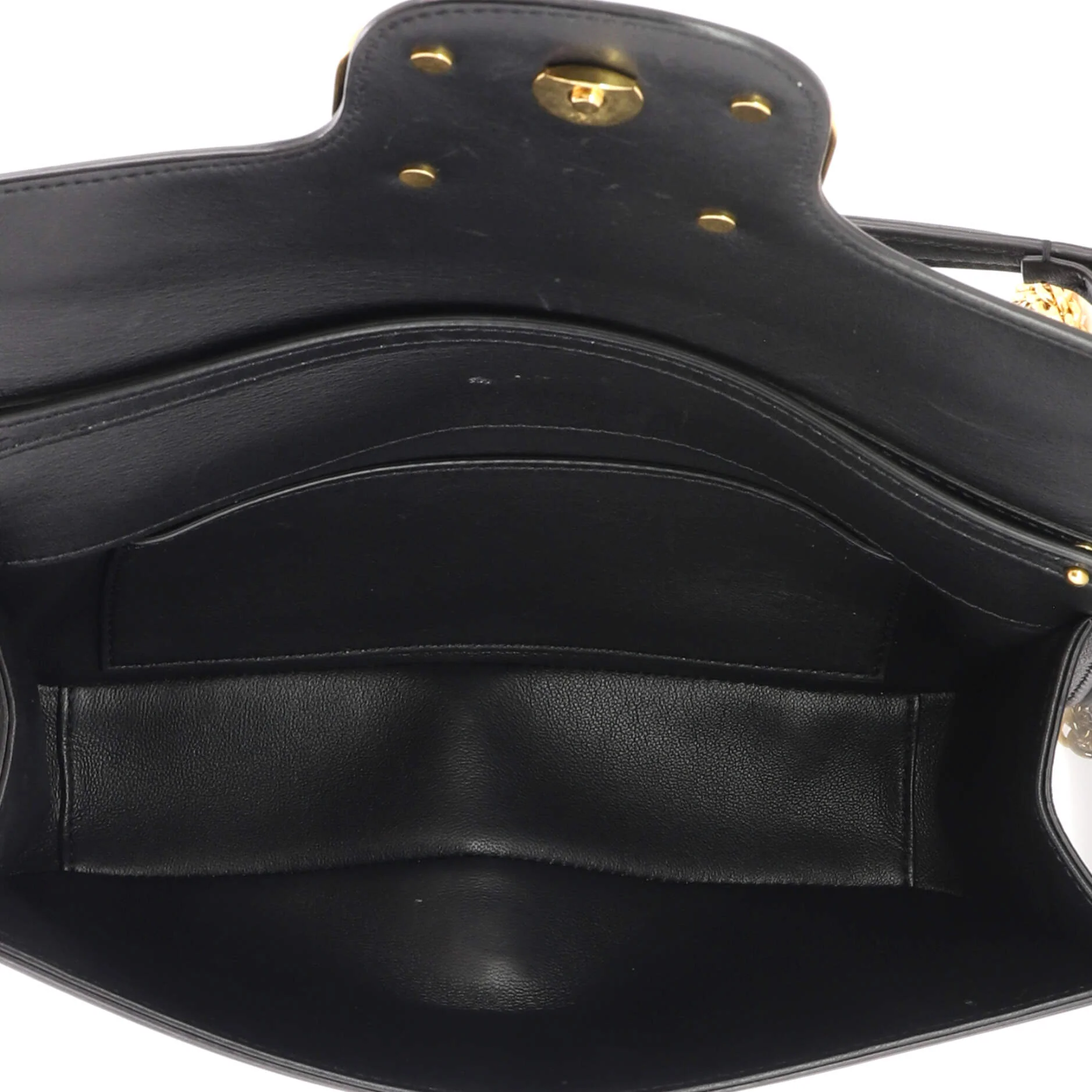 VLogo Loco Flap Shoulder Bag Leather Medium - Image 5