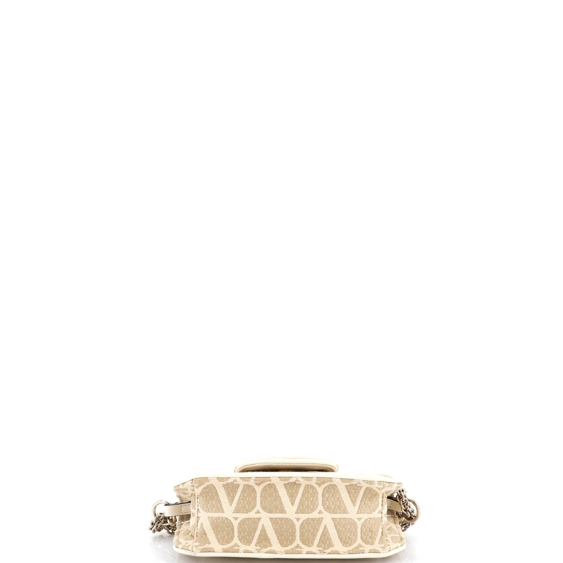 VLogo Loco Flap Shoulder Bag Toile Iconograph Fabric Small - Image 4