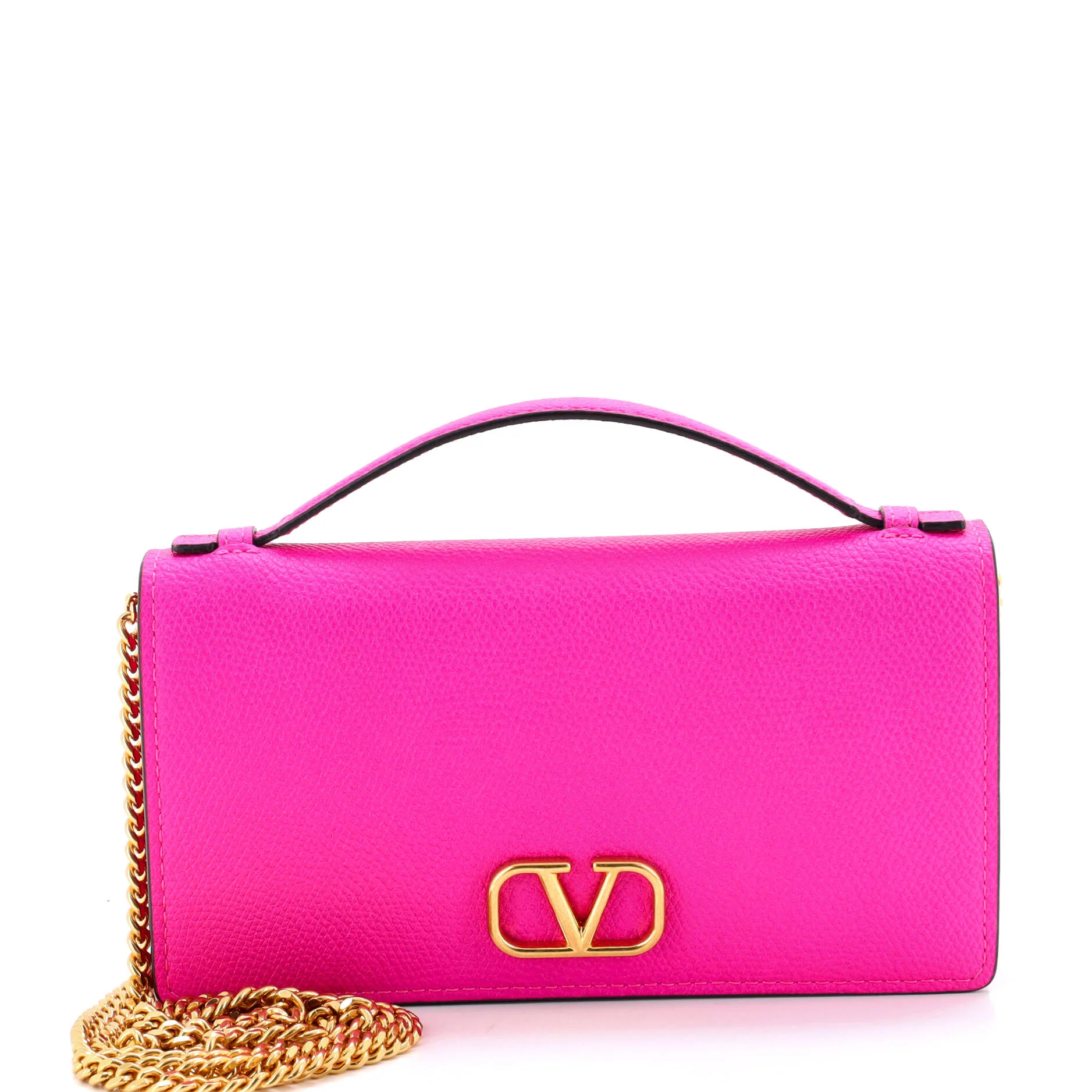 VLogo Signature Wallet on Chain Leather