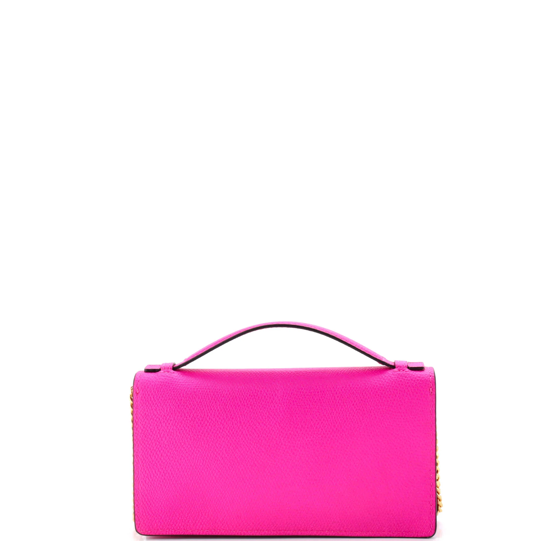 VLogo Signature Wallet on Chain Leather - Image 3