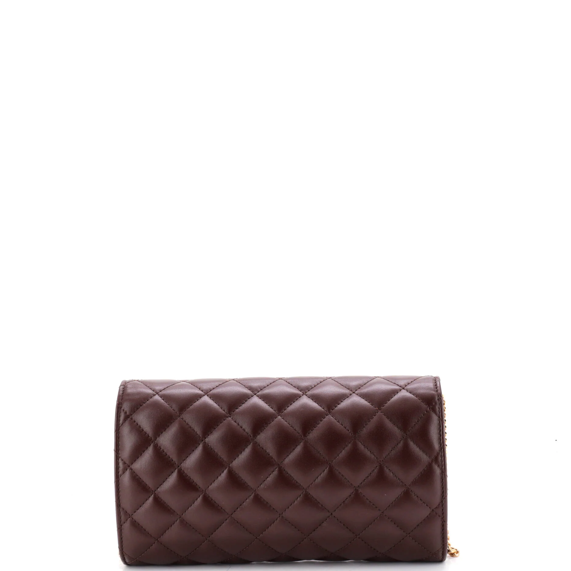 Icon Wallet on Chain Quilted Leather - Image 3
