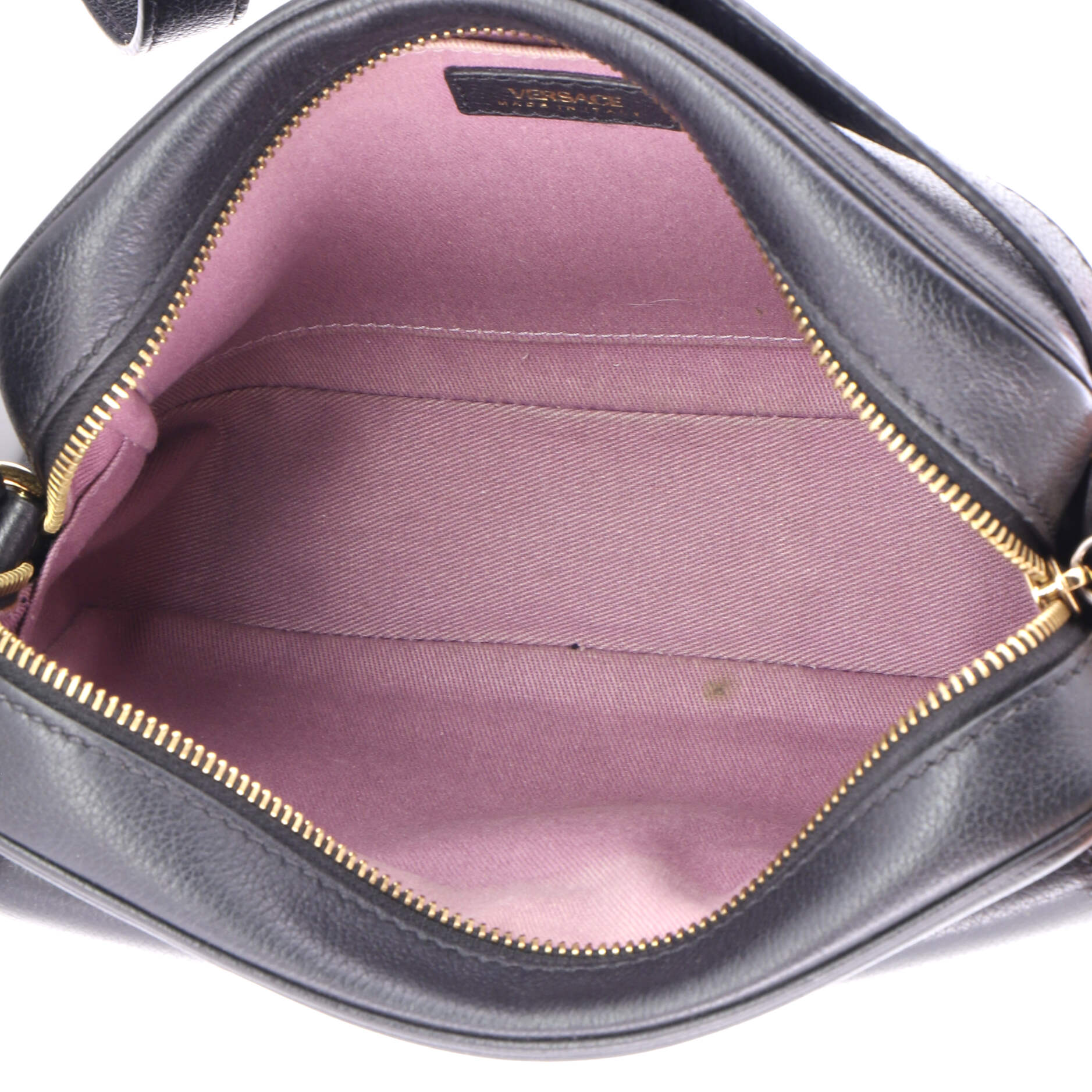 La Medusa Flap Pocket Camera Bag Leather Small - Image 5