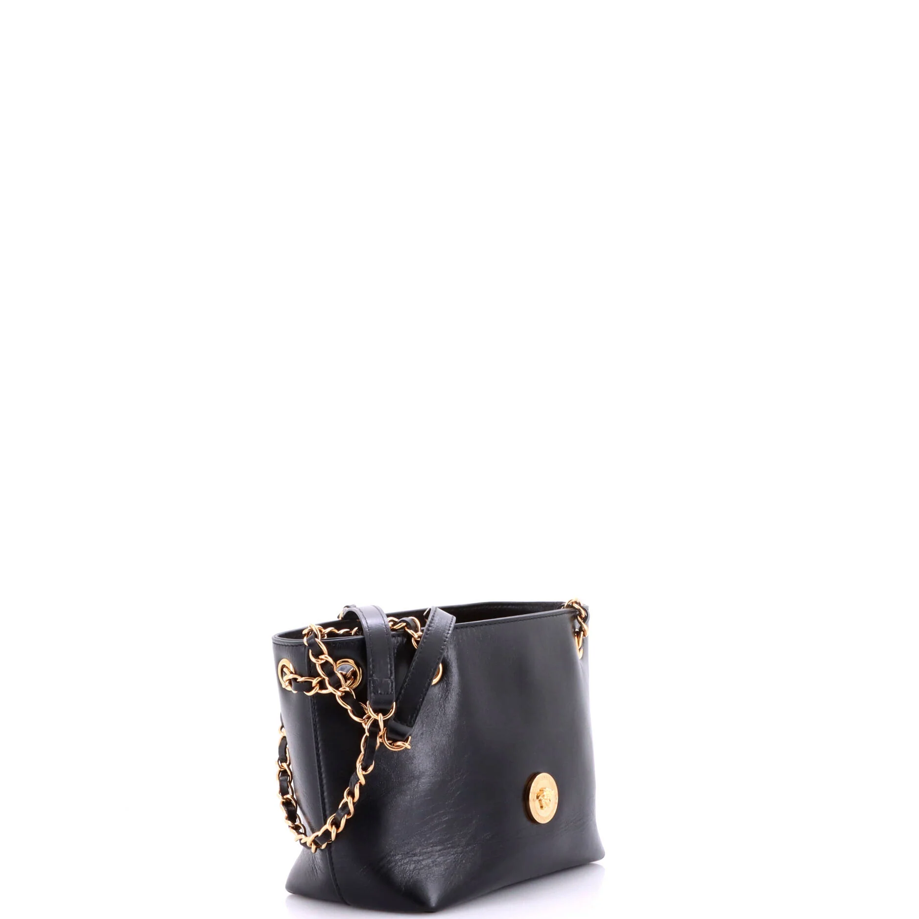 Medusa Icon Chain Tote Leather Mini - Image 2